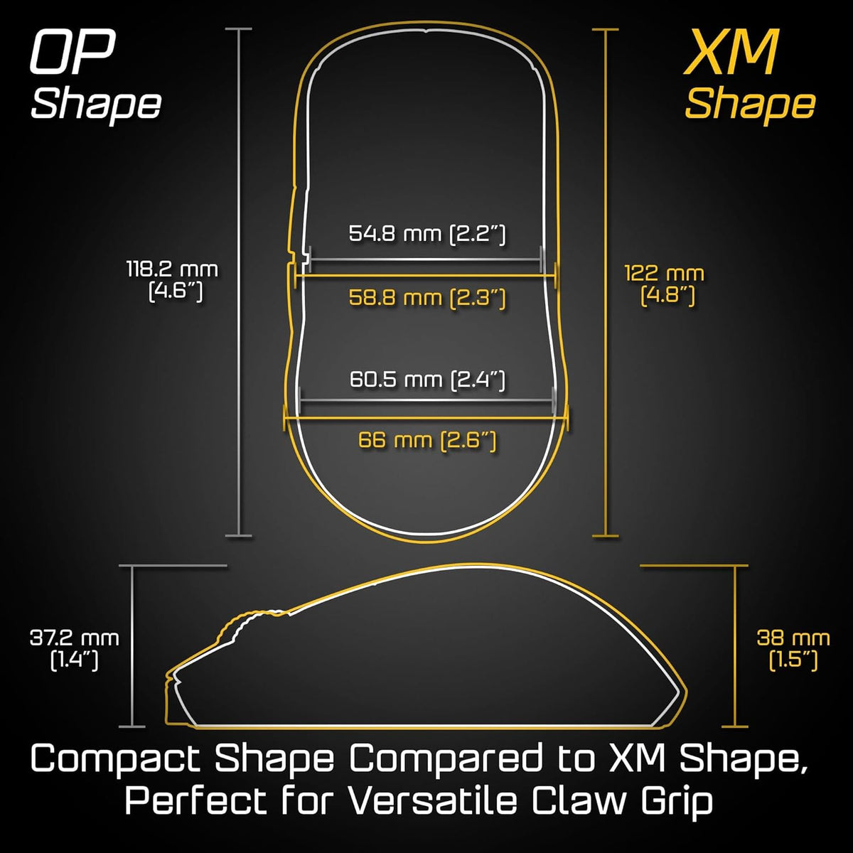 ENDGAME GEAR OP1 8k Wired Gaming Mouse - 8000Hz Polling, PixArt PAW3395 Sensor, Kailh GX Switches, Black