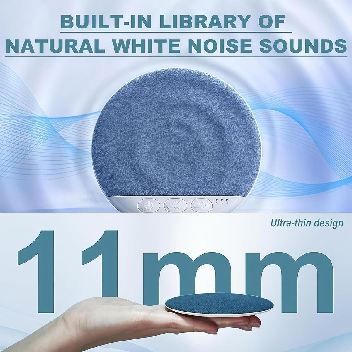 Generic 2026 (2, New Under Sleep Pillow Speaker - Pillow Speaker Bluetooth for Sleeping with White Noise Timer Wireless