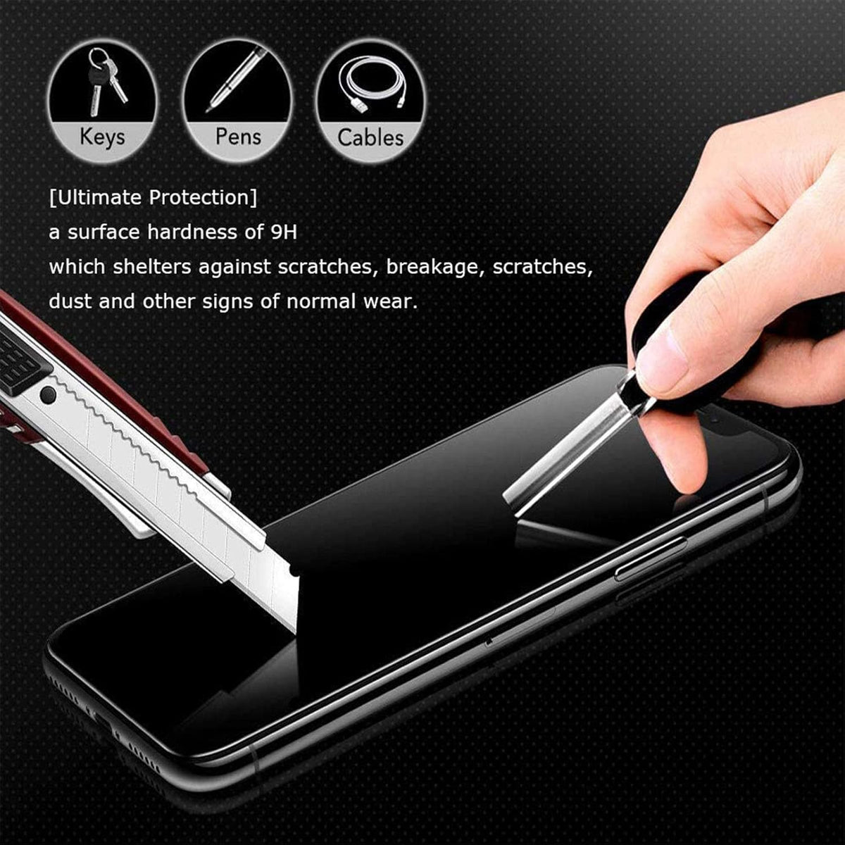 [2-Pack] Oukitel WP10 5G Screen Protector, 9H Hardness Anti-Scratch Tempered Glass Protective Film (6.67")