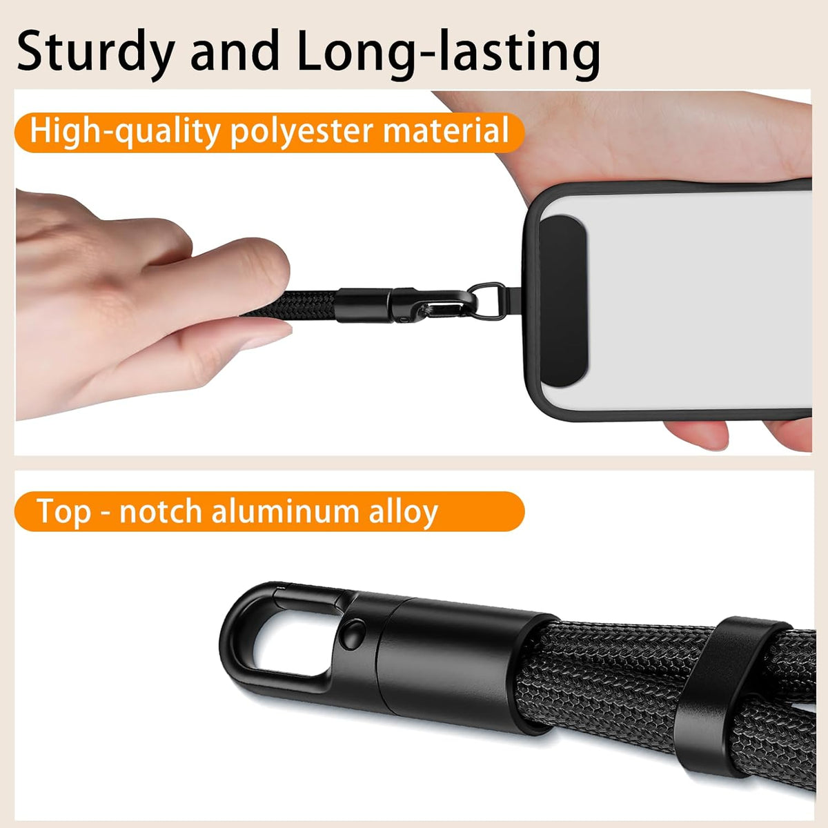 2 Pack Phone Wrist Strap, Wrist lanyard for iPhone Case Camera, Anti Theft Phone Strap Lanyard with 360° Rotating Hook, Charm Chain Camera Wristlet for Travel