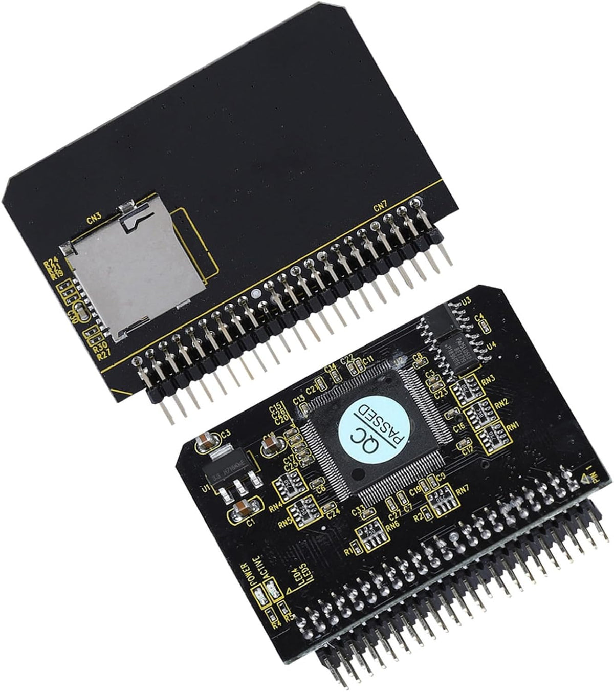 FOSA to IDE Adapter with Two Main Control Chips, SD Card Socket, TF Memory Card to IDE 44Pin Adapter
