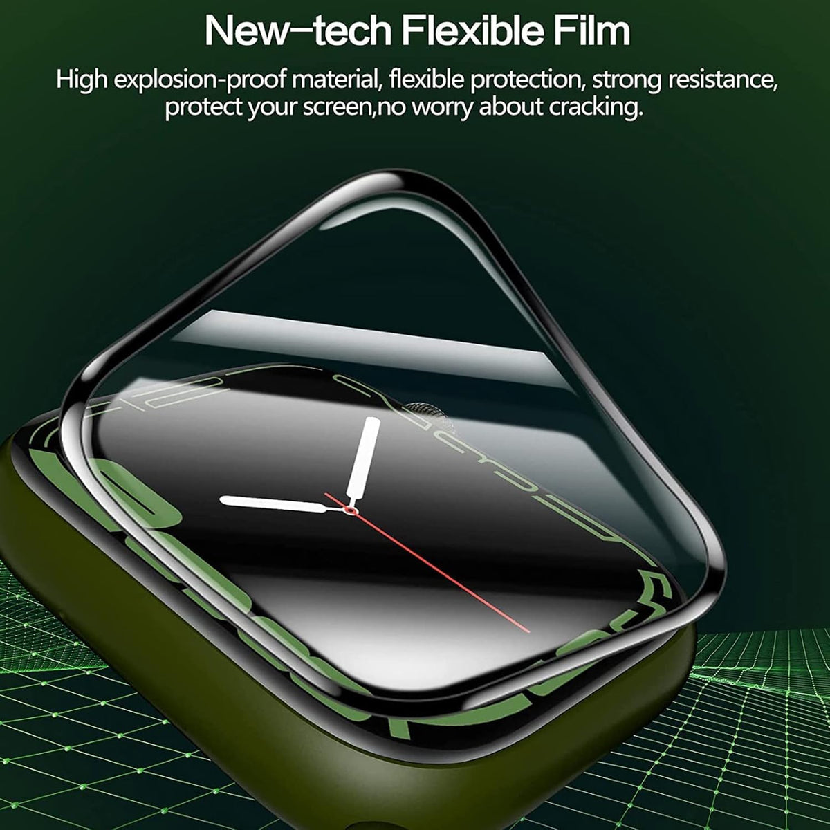 [3 PACK] 3D Full Coverage Screen Protector for TOZO S3 Smart Watch, Compatible with 1.83-inch Smart Watch