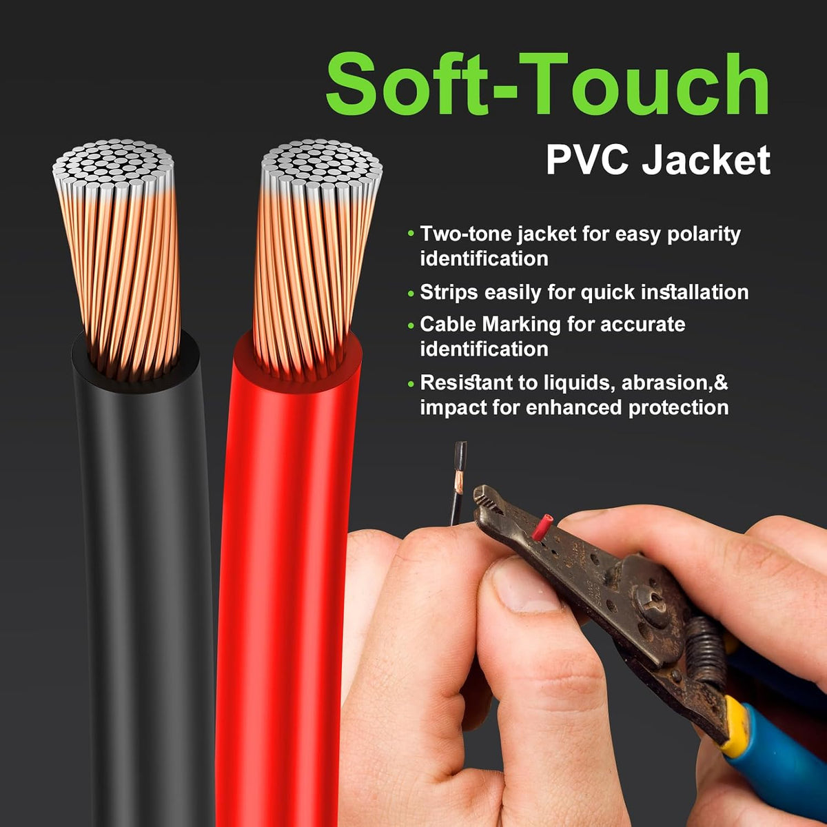 GOSDENG 16 100 16 Gauge Speaker Wire- ft Spec Soft Touch Audio Wire for Car Stereos, Home Theater, Surround Sound