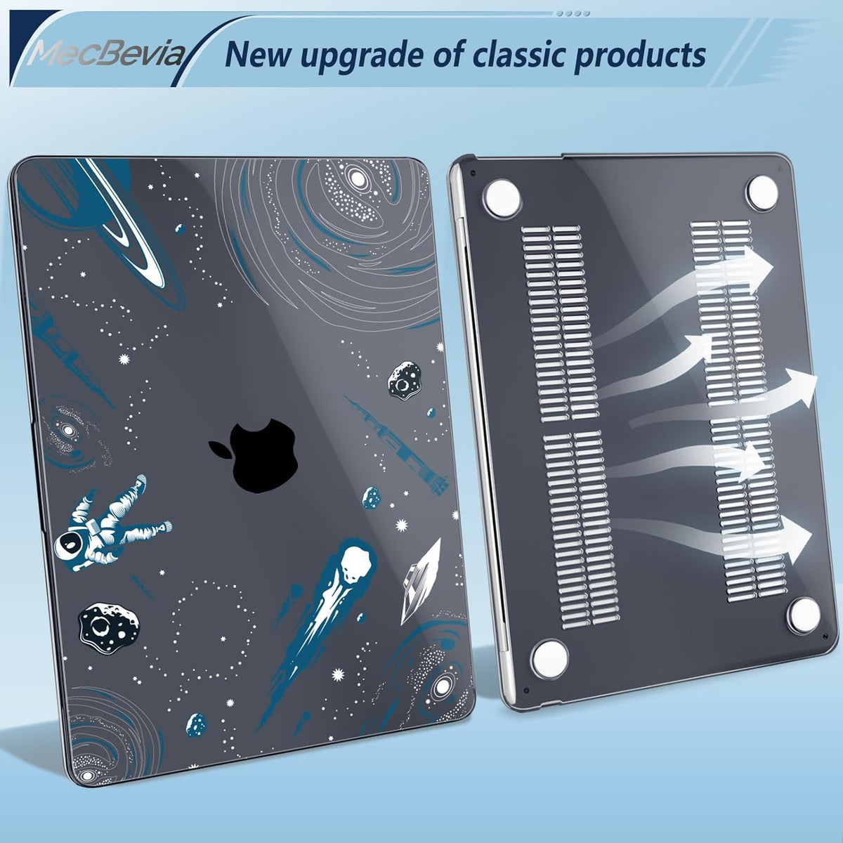 Compatible with MacBook Air 15 inch Case, M4 A3241/M3 A3114/M2 A2941 (Released 2025 to 2023), Hard Shell, Keyboard Cover, Screen Protector, Webcam Cover & Type-C Adapter, Aerospace