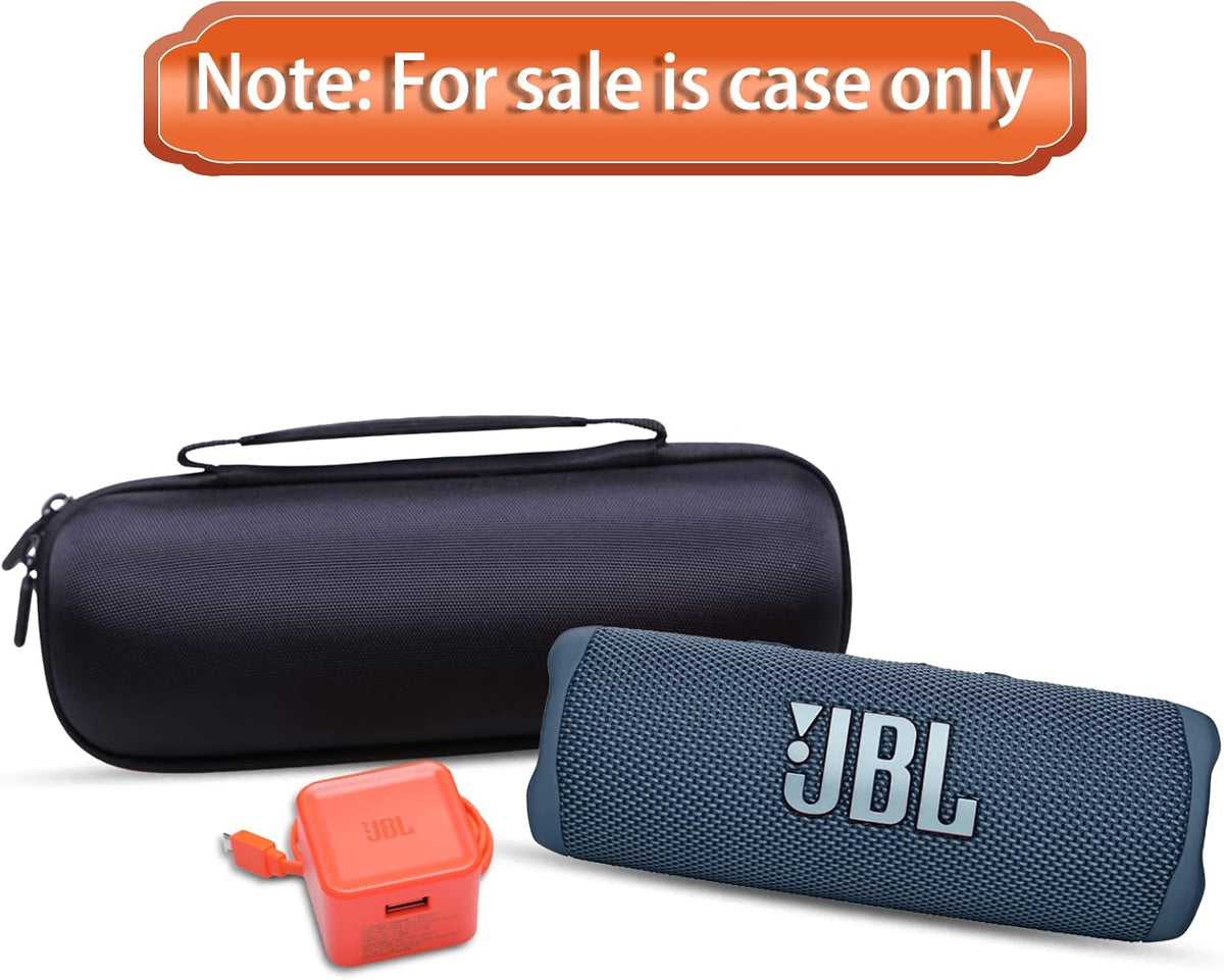 LTGEM EVA Hard Carrying Case for JBL FLIP 6/FLIP 5 - Waterproof Portable Bluetooth Speaker Case, Blue