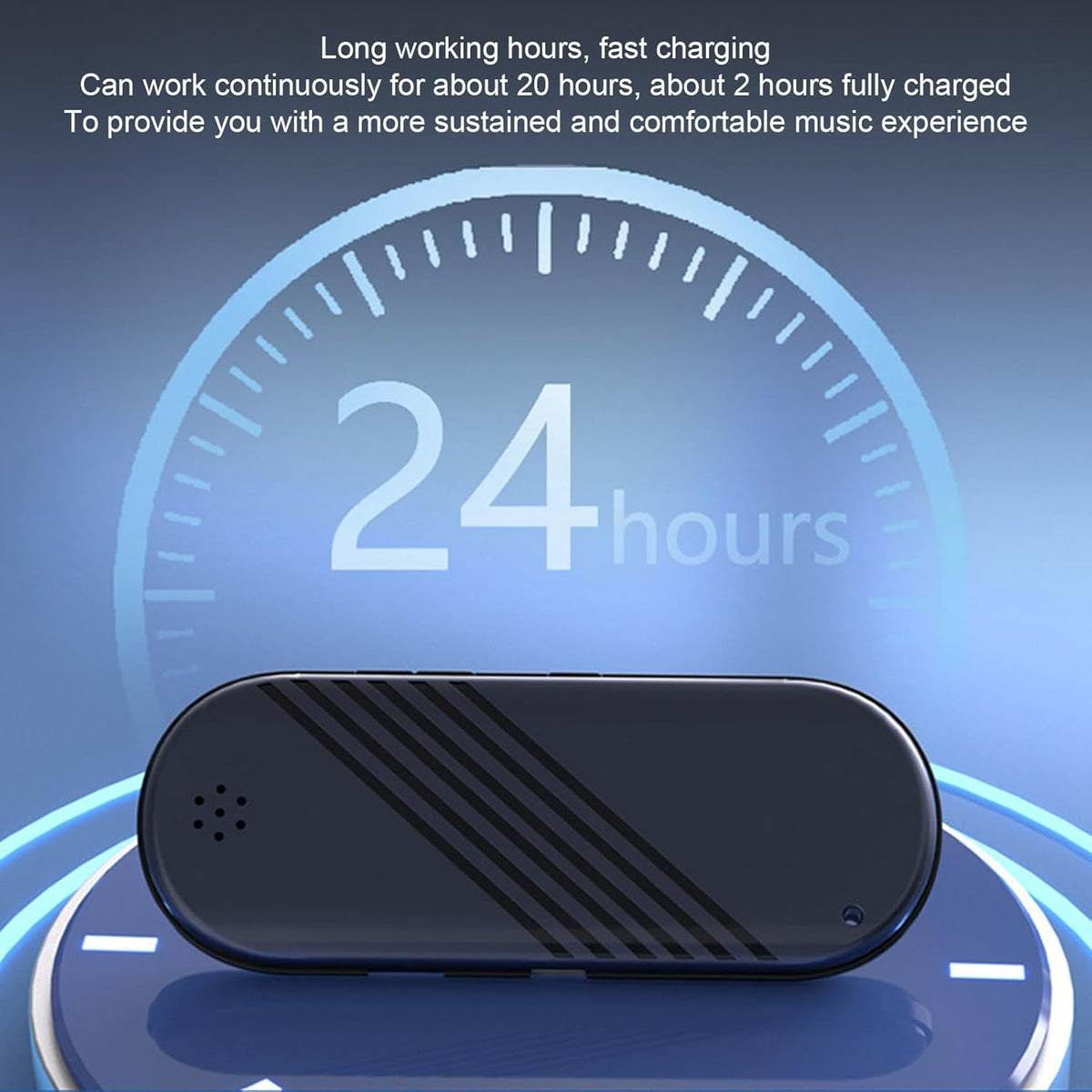 EBTOOLS Mini BT Speaker, Dual Modes Portable Speaker with Clear Sound, Timing Function, Long Battery Life (Black)