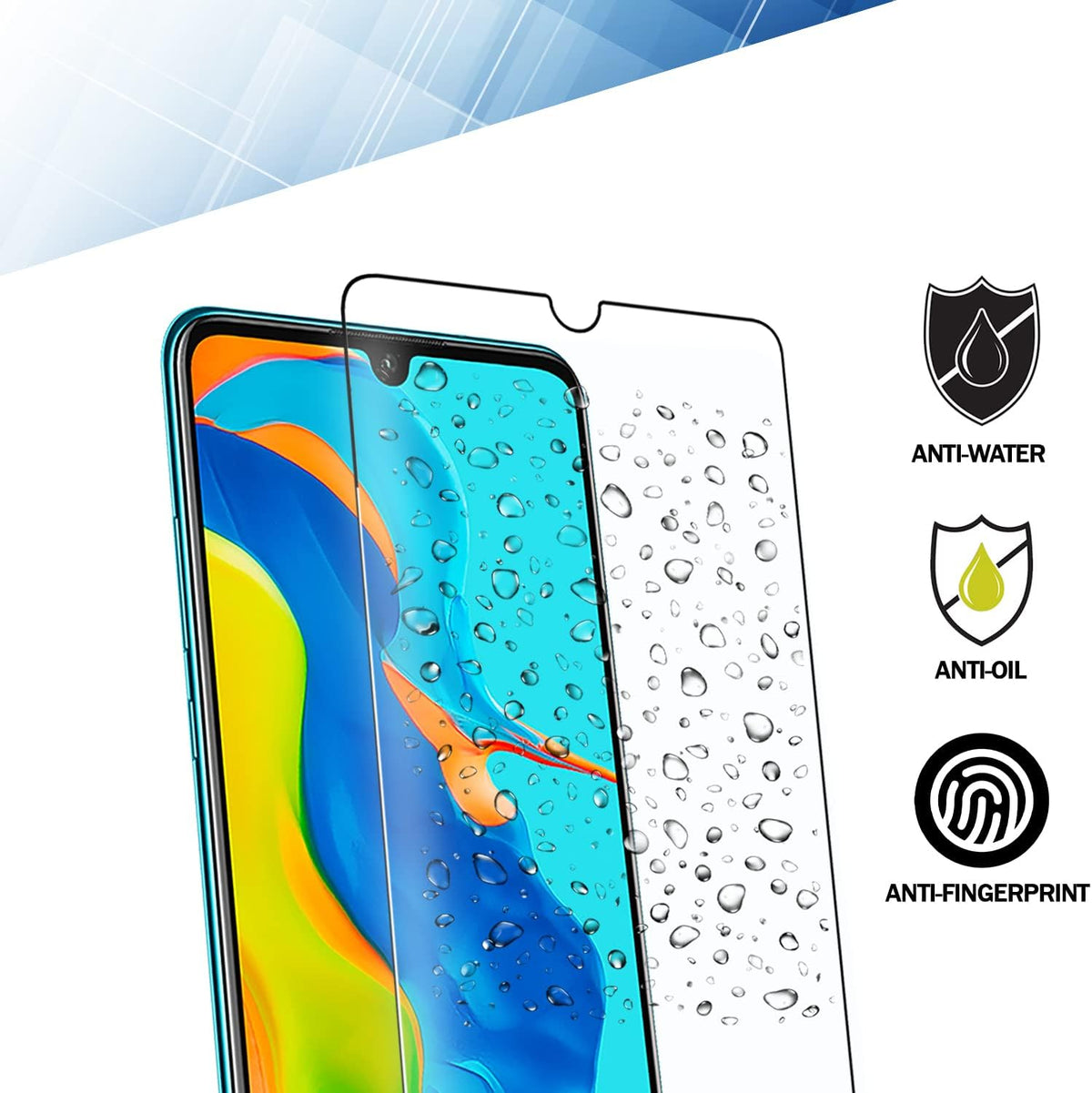 Samsung Galaxy A03/A03S/A03 Core/A02/A02s Tempered Glass Screen Protector [4-Pack] - 0.33mm, Anti-Scratch,