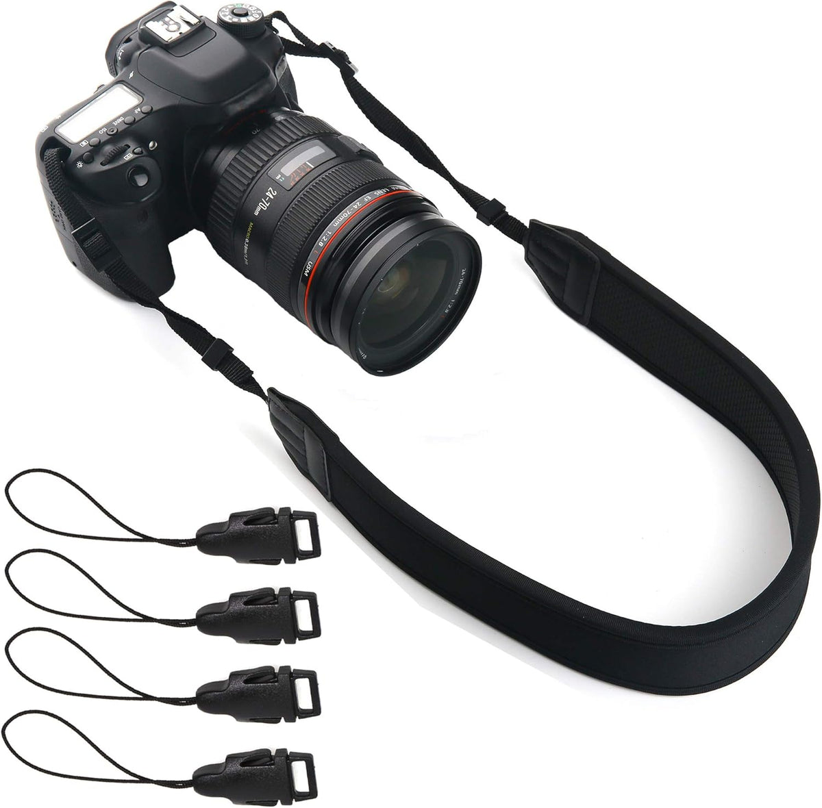 DSLR Camera Neck Strap, Shoulder Sling Neoprene Padded with Quick Disconnects