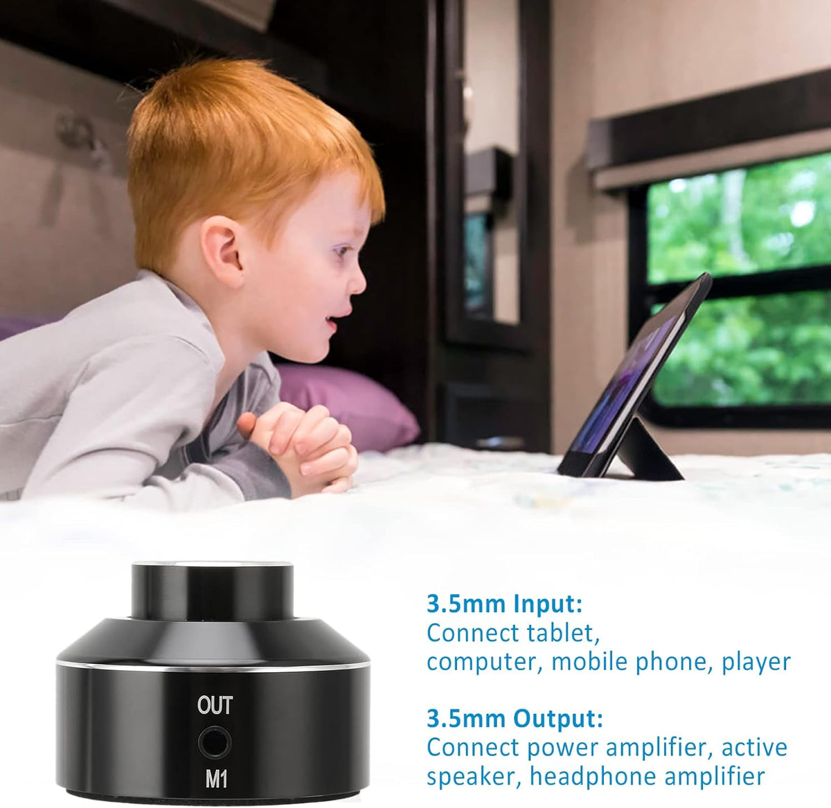Mini Active Volume Control Knob for Speaker Audio Adjuster, 3.5mm Volume Control for Videos, Weddings, Celebrations