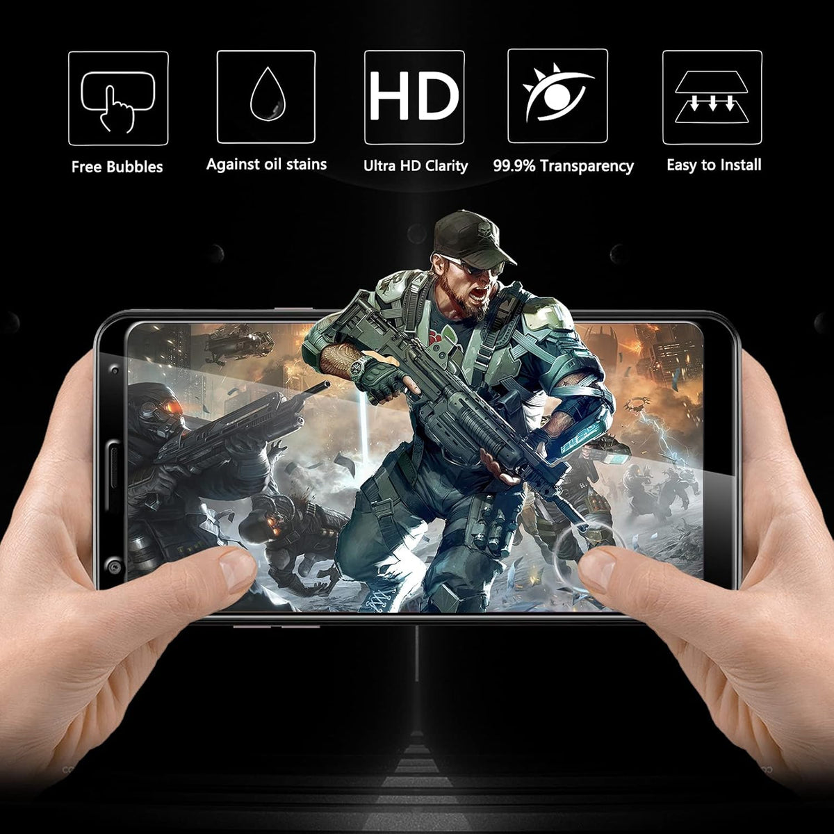 Orzero (2 Pack) Tempered Glass Screen Protector - Compatible for LG Stylo 5, Stylo 5v, HD Anti-Scratch