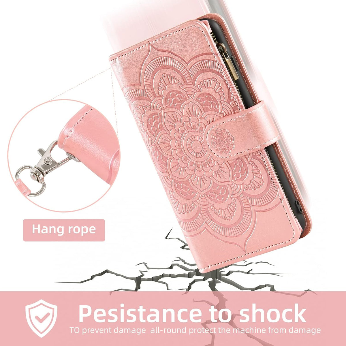 Asuwish Compatible with iPhone 11 Wallet Case, Tempered Glass Screen Protector, Flower Leather Flip Card Holder