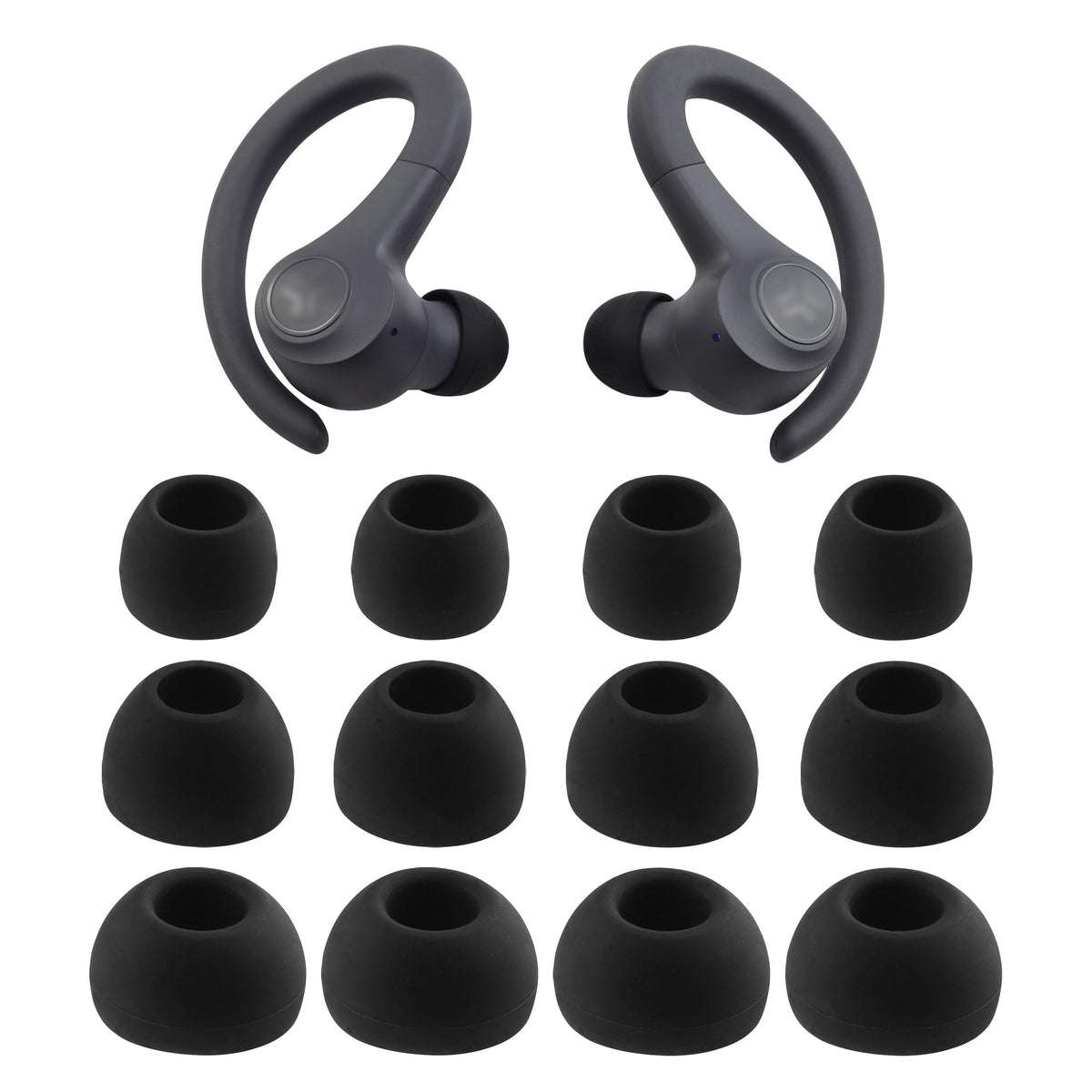 NANLANFAN Replacement Silicone Ear Tips for JLab Go Sport+, JLab Go Air Sport, JLab Epic Air Sport ANC Gen 2, JLab Epic Air Sport ANC Wireless
