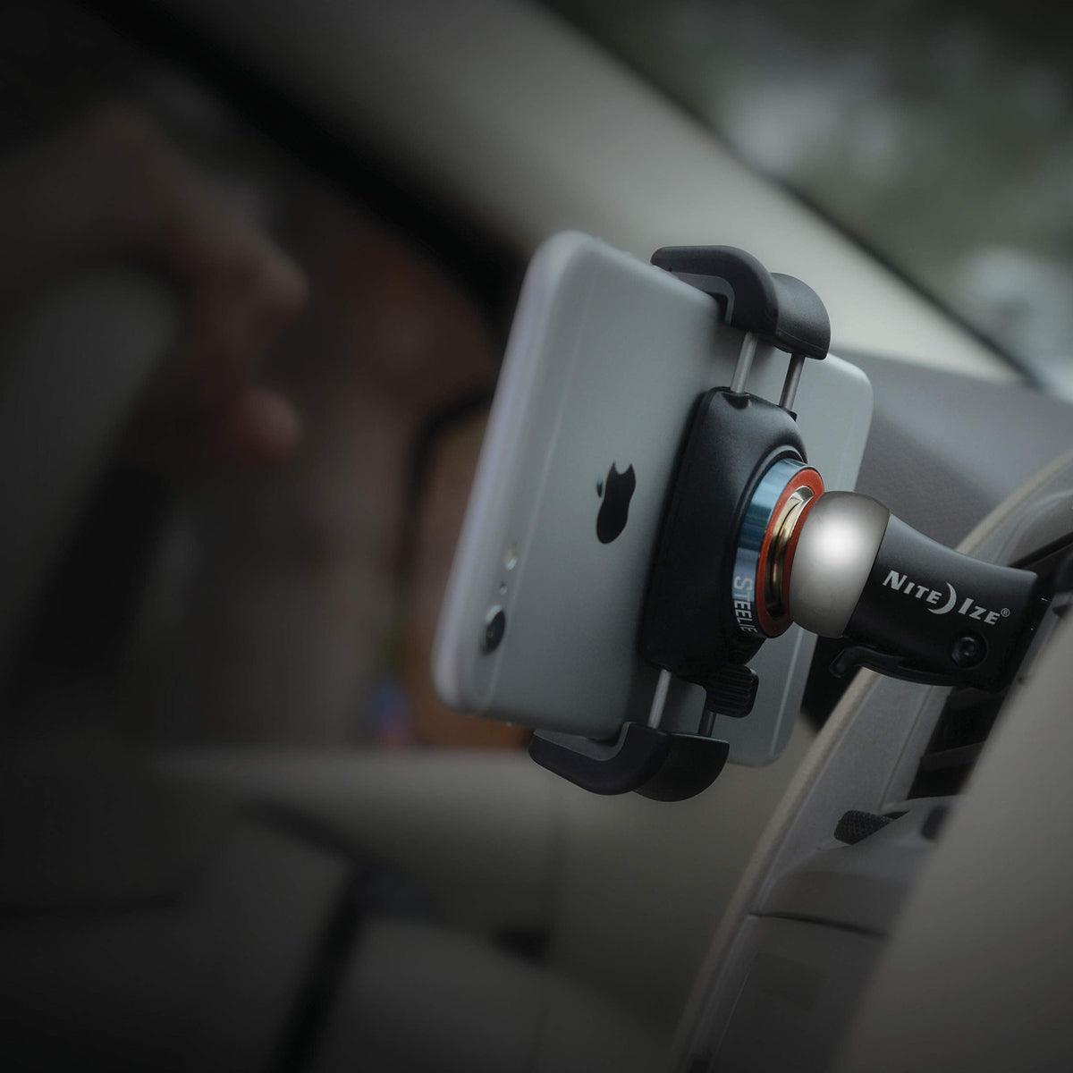Nite Ize STF-01-R7 Original Steelie FreeMount Bracket - Additional FreeMount for Steelie Magnetic Phone Mounting Systems Black
