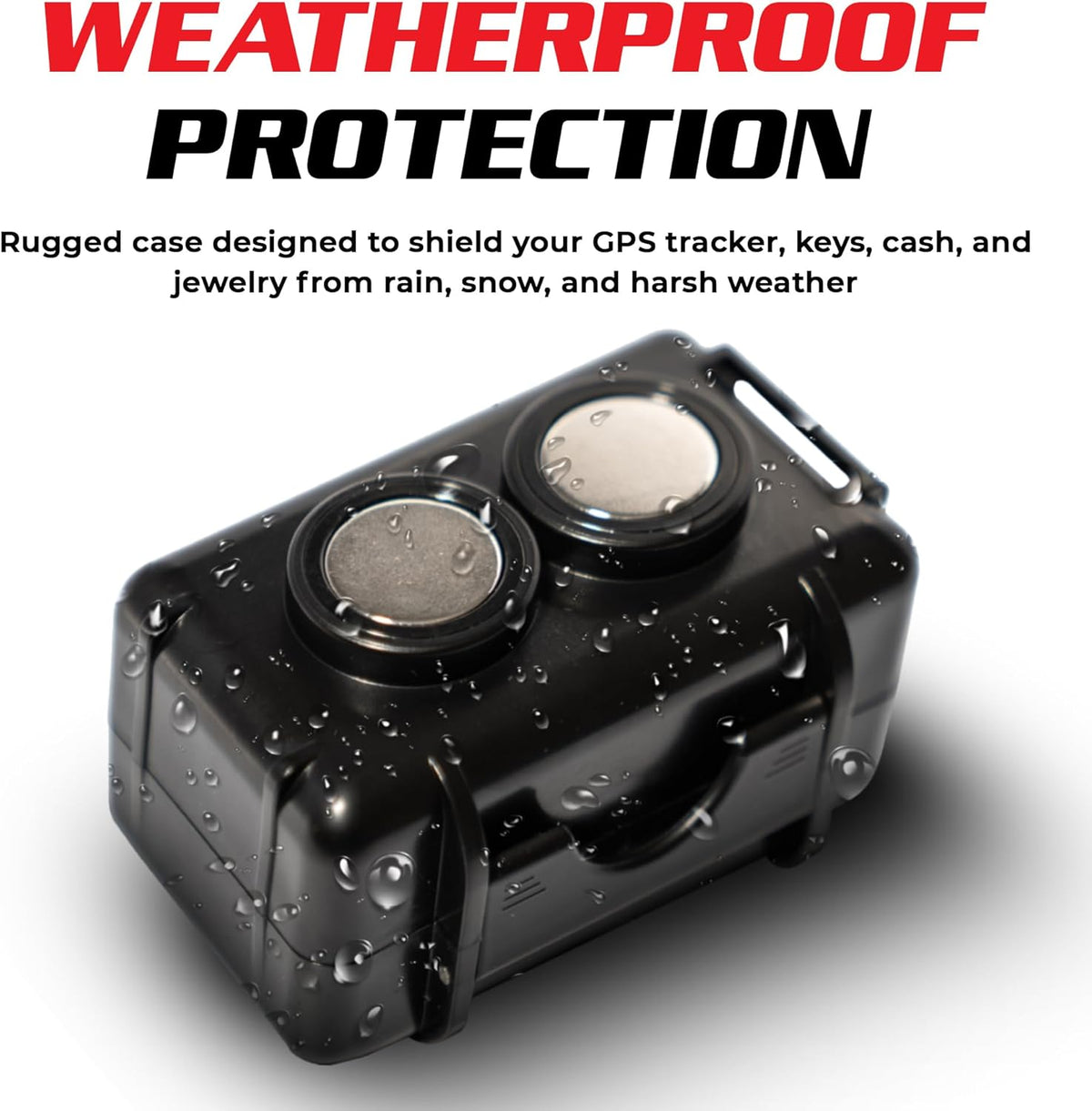 Spy Spot Magnetic Mount Weatherproof Case for GPS Trackers, Fits GL200, GL 300, GL300W, GL300MA