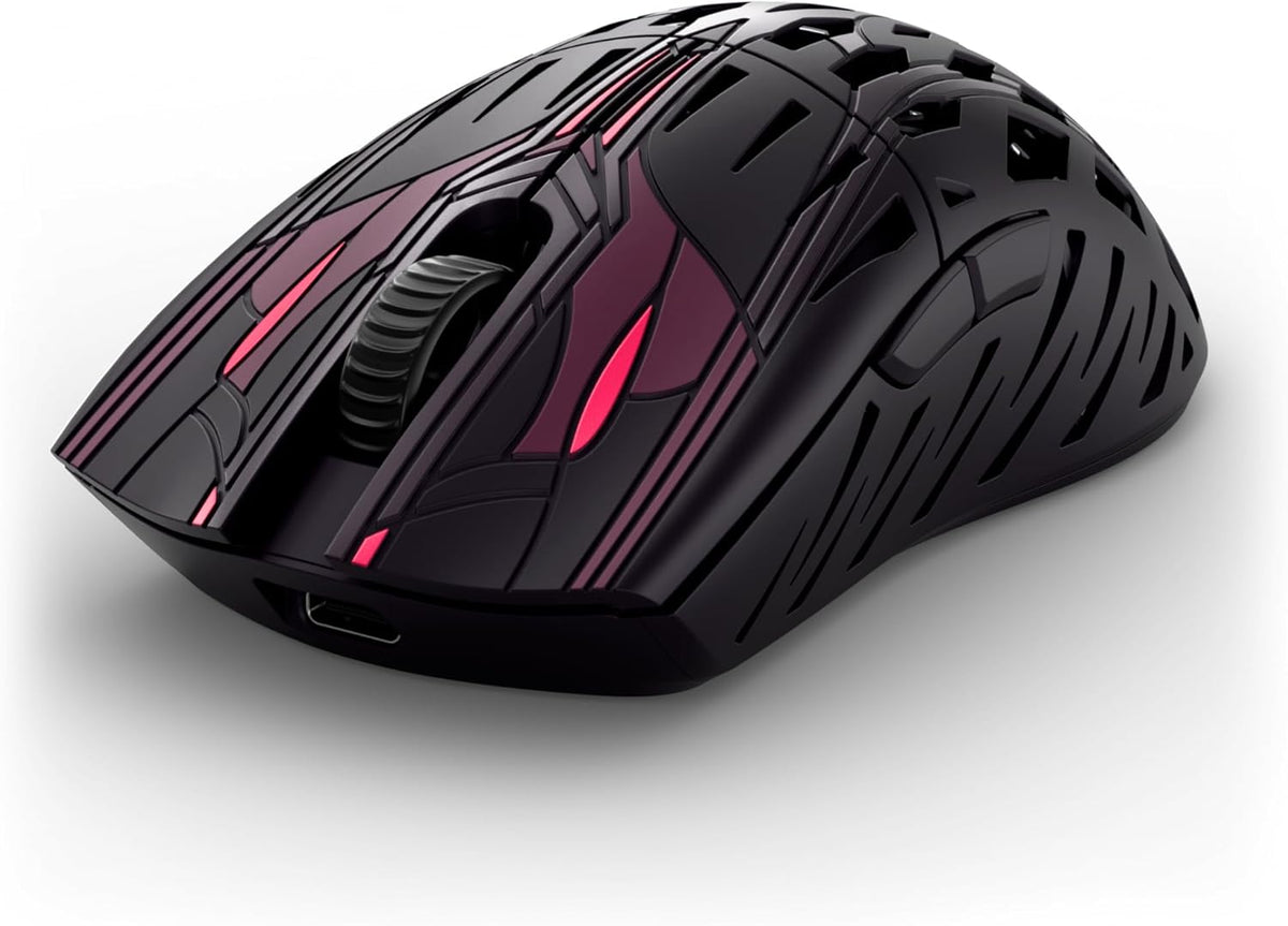 PWNAGE Trinity Wireless Gaming Mouse 8kHz - 39 Grams Ultralight Esports Pro Gamer Flawless Professional Custom Xero PAW3950 Optical Sensor 36,000 DPI - 8000Hz -100% PTFE Skates Symm 2 - Sakura Samurai