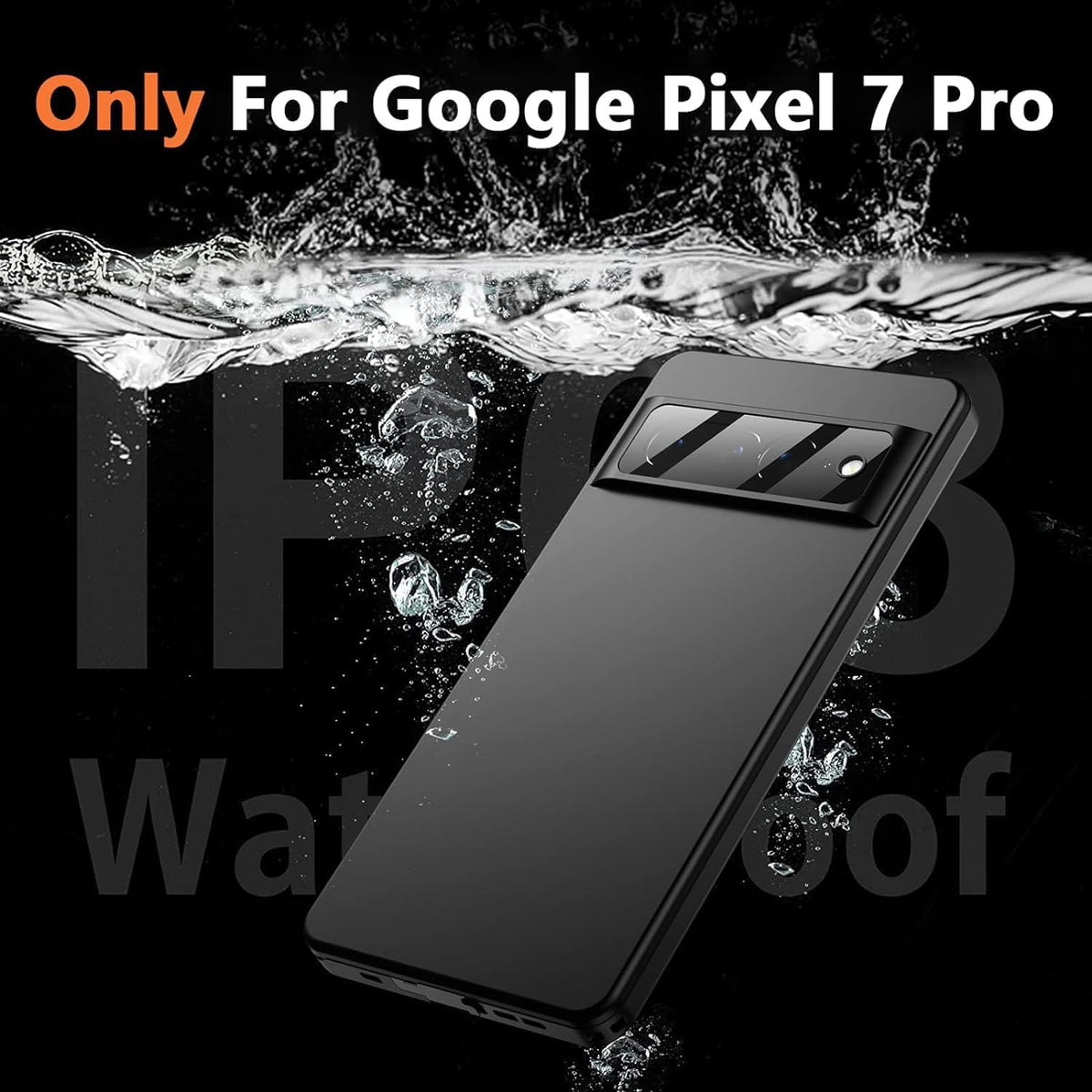 ANTSHARE Waterproof Case for Google Pixel 7 Pro, Built-in Screen Protector, [10FT Military Dropproof][IP68 Underwater]