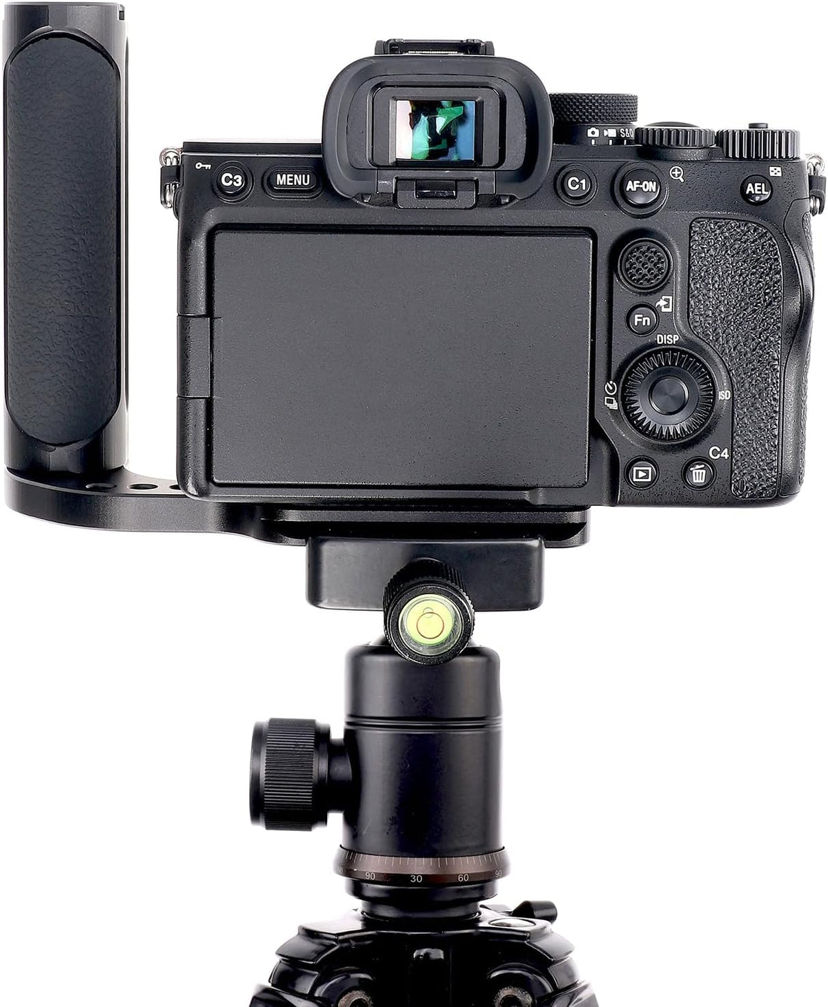 FOEASY Foto4easy Universal Camera Side Handle Grip with Arca Swiss Plate for Canon Nikon Sony Fujifilm DSLR Camera