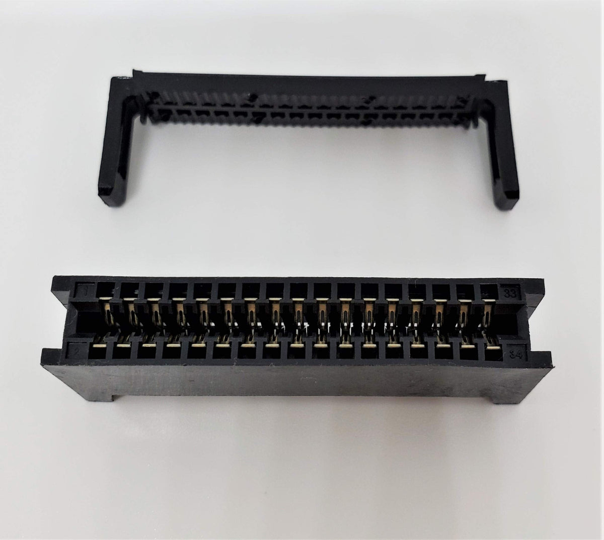 PC Accessories 5-Pack 34 Pins 2.54mm IDC Card Edge Connector for 1.27mm Flat Ribbon Cables, 34P CE34 5 Sets