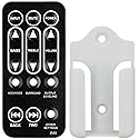 Replacement Remote Control for ZVOX SOUNDBASE Z-Base 415 425 430 430HSD 525 550 550HSD 575 575HSD TV Speaker (with Mounting Bracket)