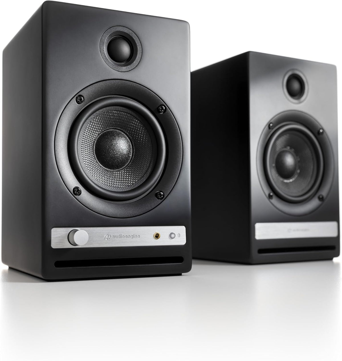 Audioengine HD4 24 Bit Bluetooth Bookshelf Speakers - TVs, Desktops, Stereos, Music, Movies and Gaming - Bluetooth aptX Adaptive 5.3
