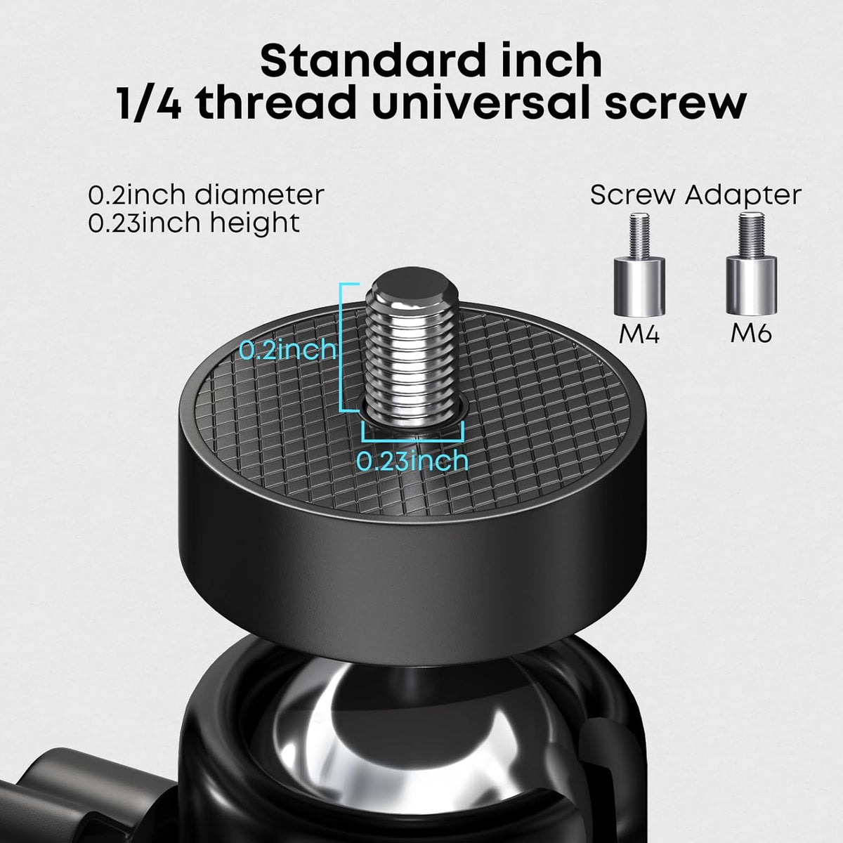 IMtKotW 11LBS 1/4" Size,360 Foldable Projector Wall Mount,Ceiling Wall Projector Mount,Universal Heavy Duty Mount