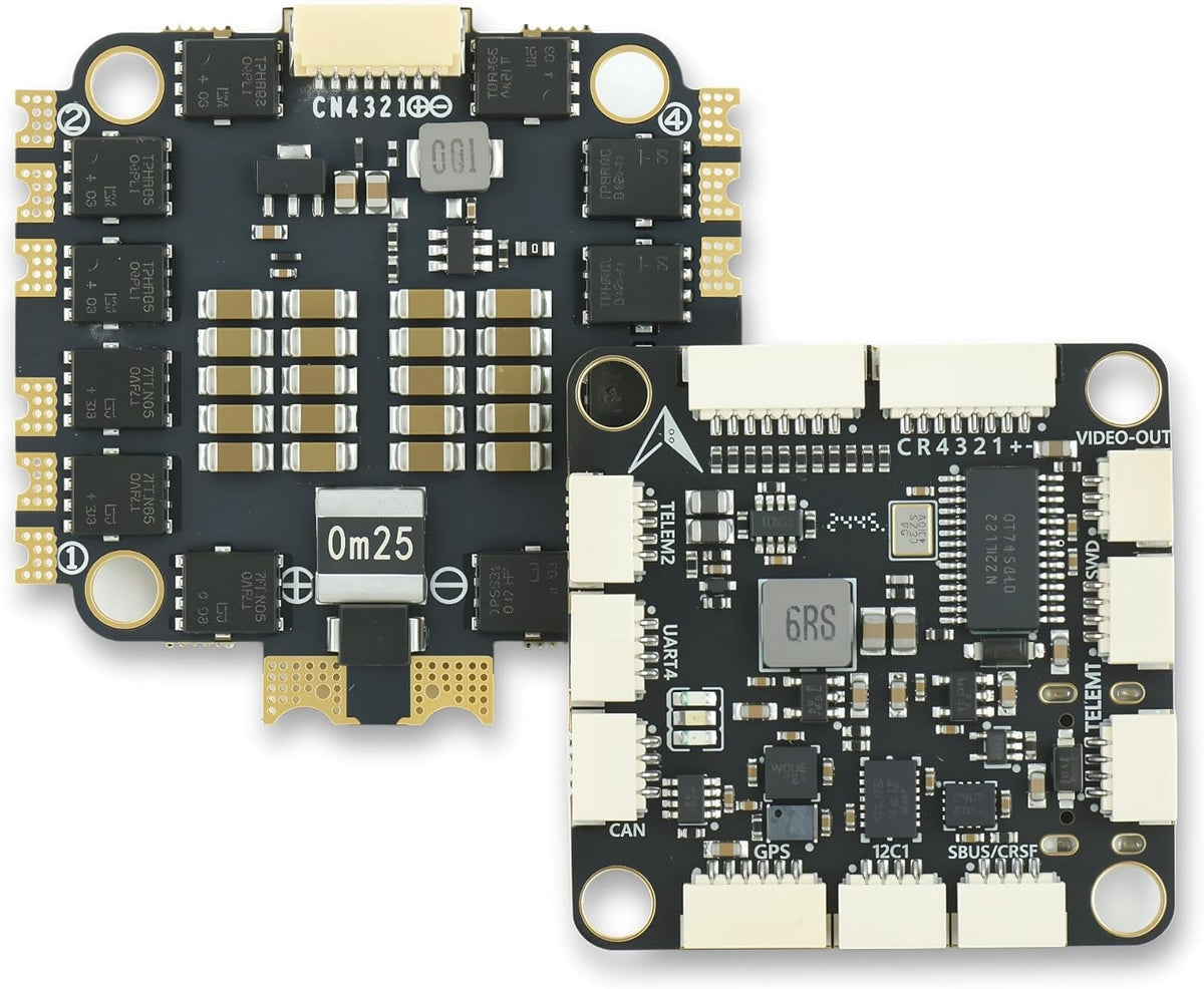 AERO SELFIE H743 Flight Controller with 60A 8 bit ESC 30x30 Stack: Supports 2-6S LiPo, Dual IMU, Compass, Barometer, Compatible with Betaflight, INAV, PX4, Ardupilot for FPV & Racing Drones