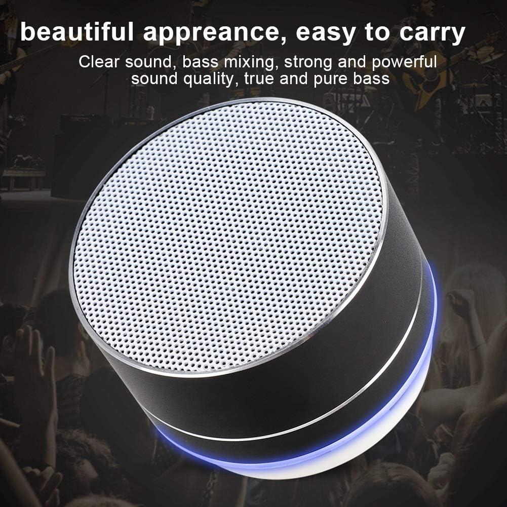 Bluetooth Speaker, Portable Wireless Speaker with Memory Card and U Disk Playing, Powerful Sound Quality