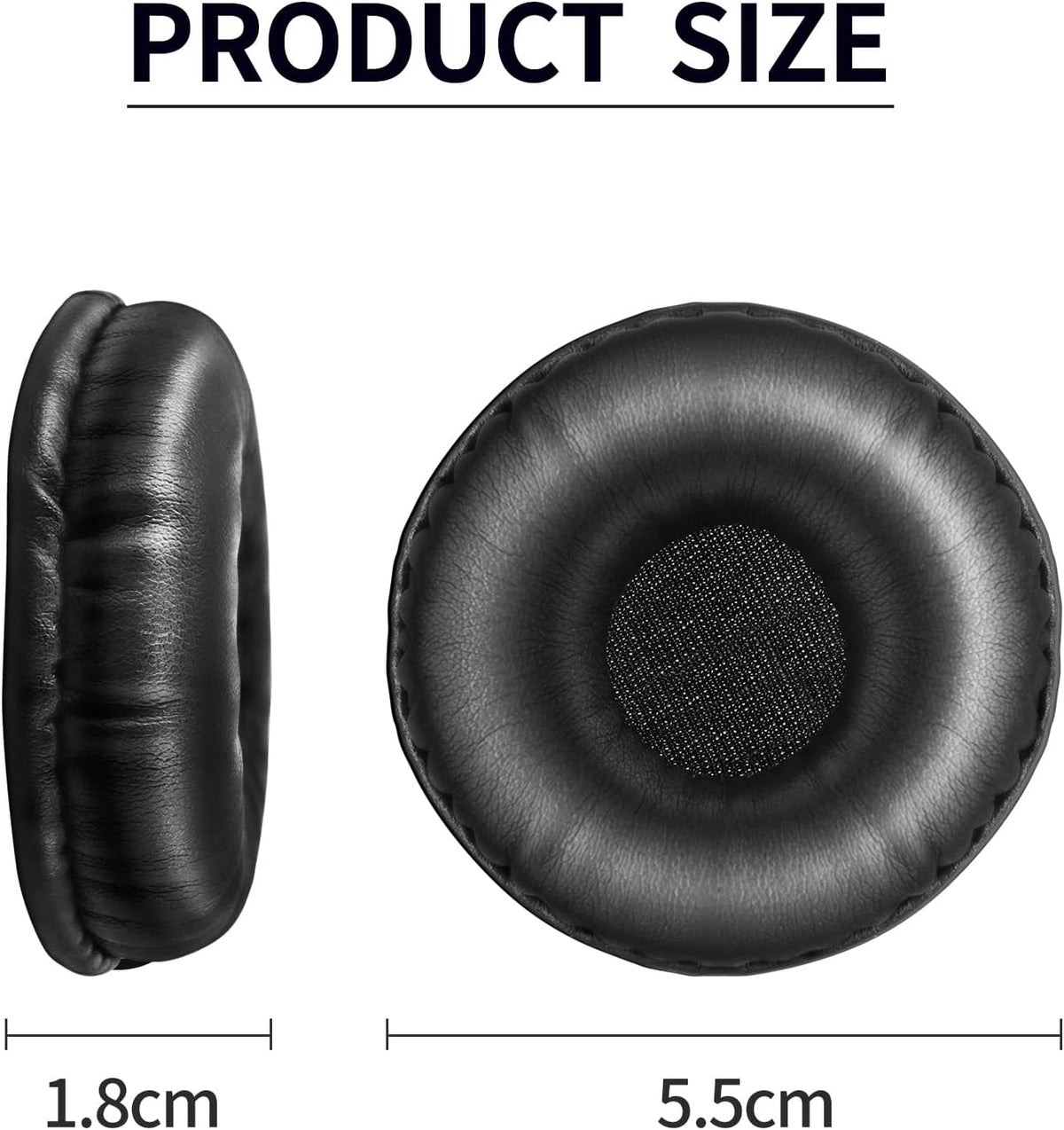 Ear Pads for Jabra Evolve 20, 20se, 30, 30II, 40, 65, 65+ Replacement Ear Cushion Foam Cover