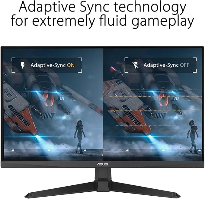 ASUS TUF Gaming 27 FHD IPS Monitor with 1ms Response Time 180Hz Refresh Rate Anti Glare Flicker Free VESA Mount (100mm) Displayport HDMI &amp Dockztorm USB Port Expander Black (VG279Q3A) 2 Pa