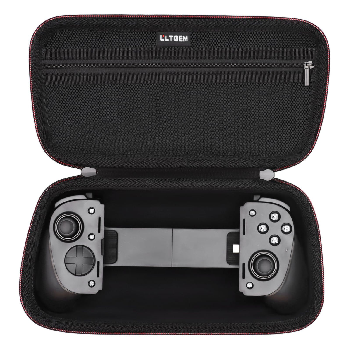 Ltgem Case Compatible With Razer Kishi Ultra Gaming Controller, Hard Shell Travel Carrying Storage Bag - Black(Case Only)
