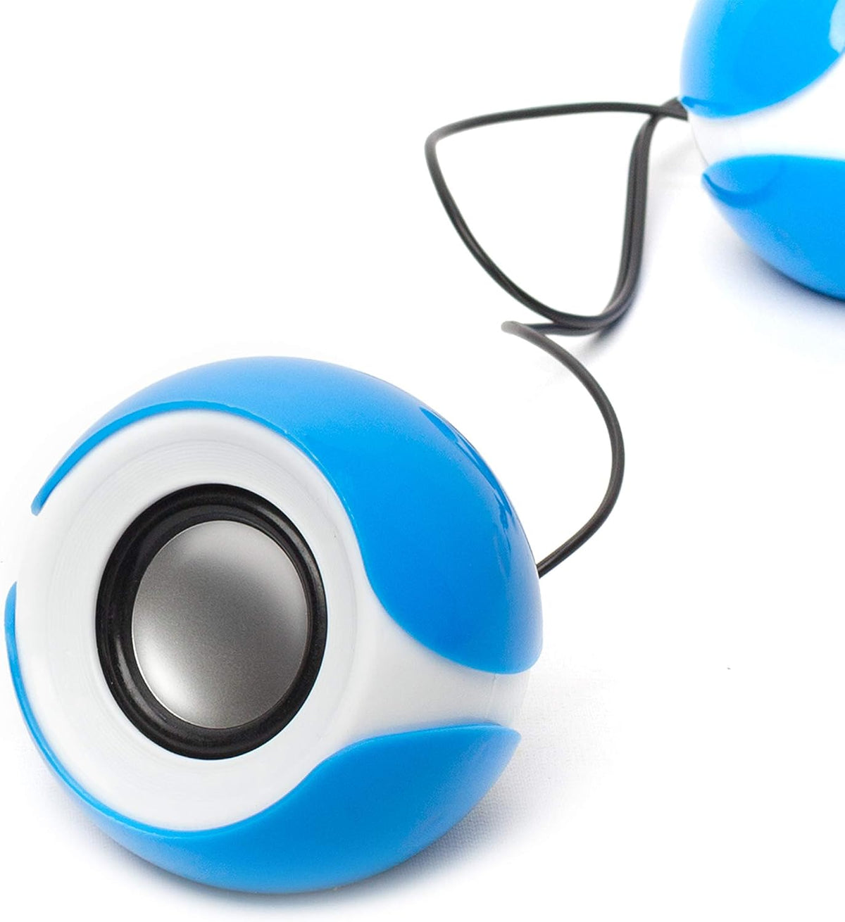 Frisby Audio FS-810 2.0 Stereo USB Powered Desktop PC Laptop Speakers with Volume Control (Blue)