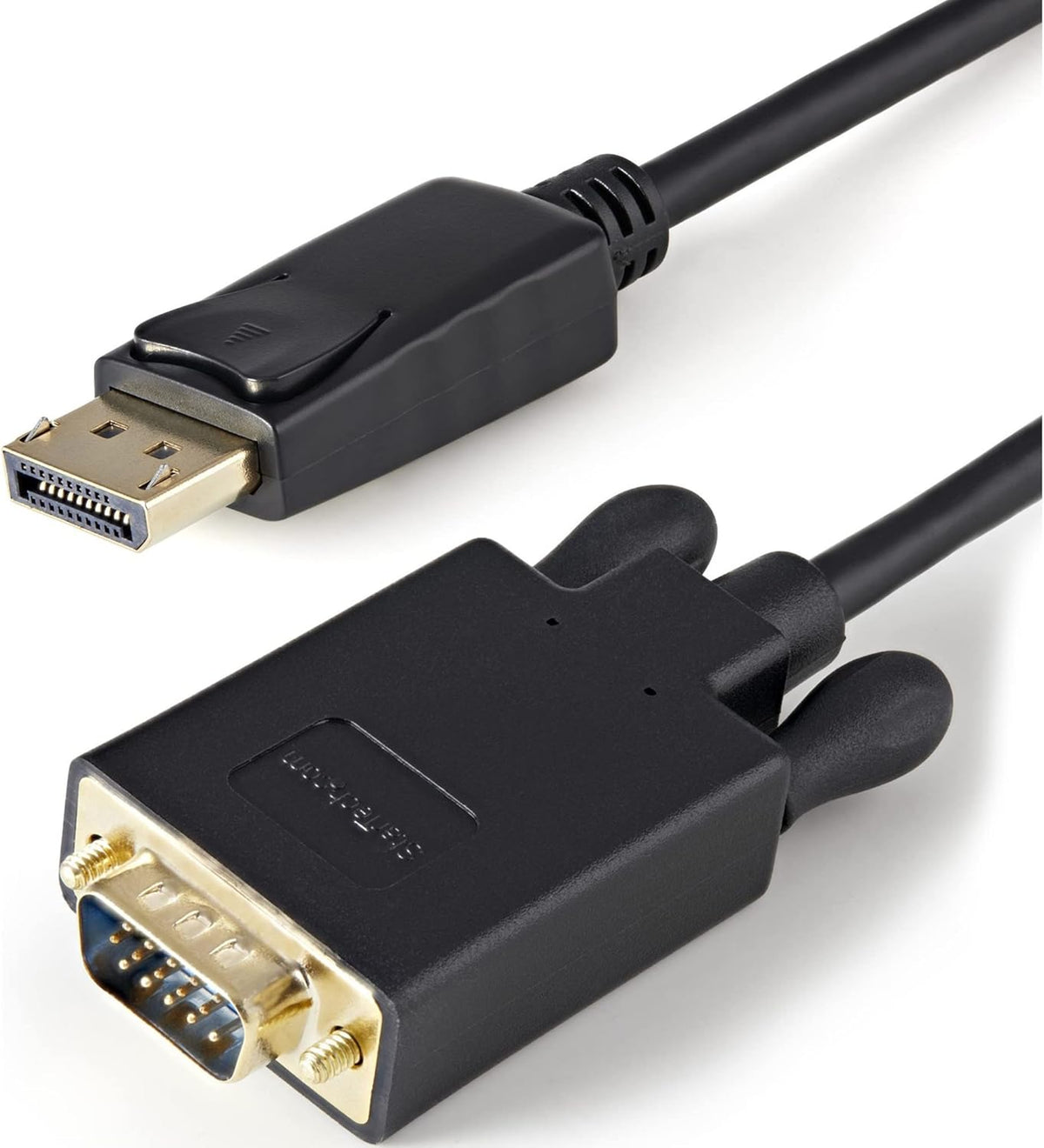 StarTech.com 3ft (1m) DisplayPort to VGA Cable - Active DisplayPort to VGA Adapter Cable - 1080p Video - DP to VGA Monitor Cable - DP 1.2 to VGA Converter - Latching DP Connector (DP2VGAMM3B)