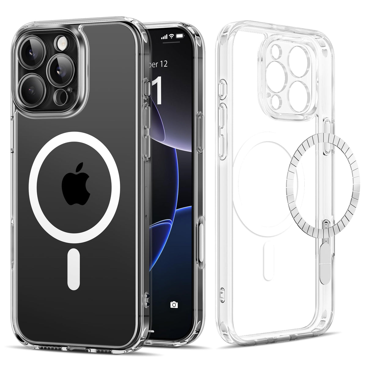 Golbinbox Magnetic For Iphone 16 Pro Case With Camera Control Capture Button,Compatible With Magsafe,[Full Camera Protection][2X