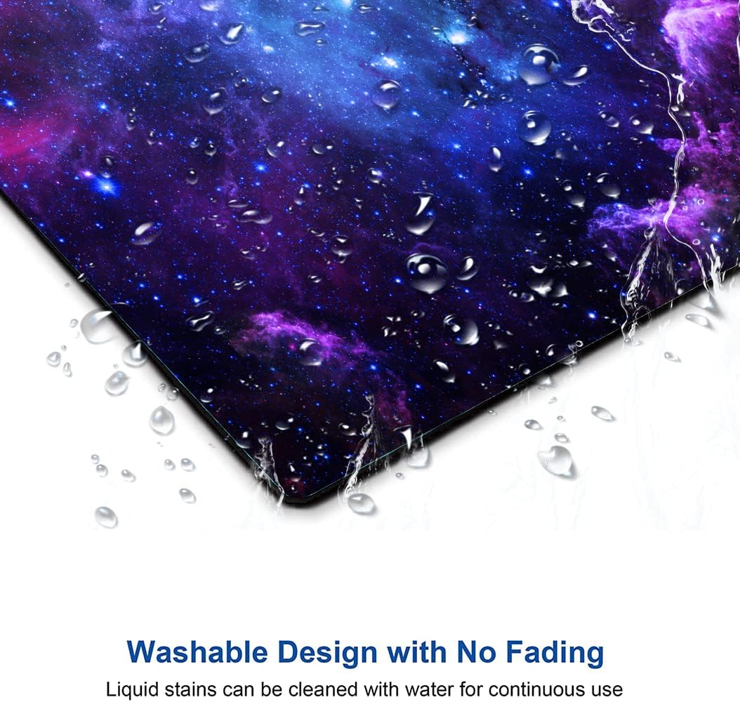 Mouse Pad, Galaxy Mouse Pad, Cute Square Waterproof Mouse Mat Non-Slip Rubber Base Computer Mousepad for Office Laptop