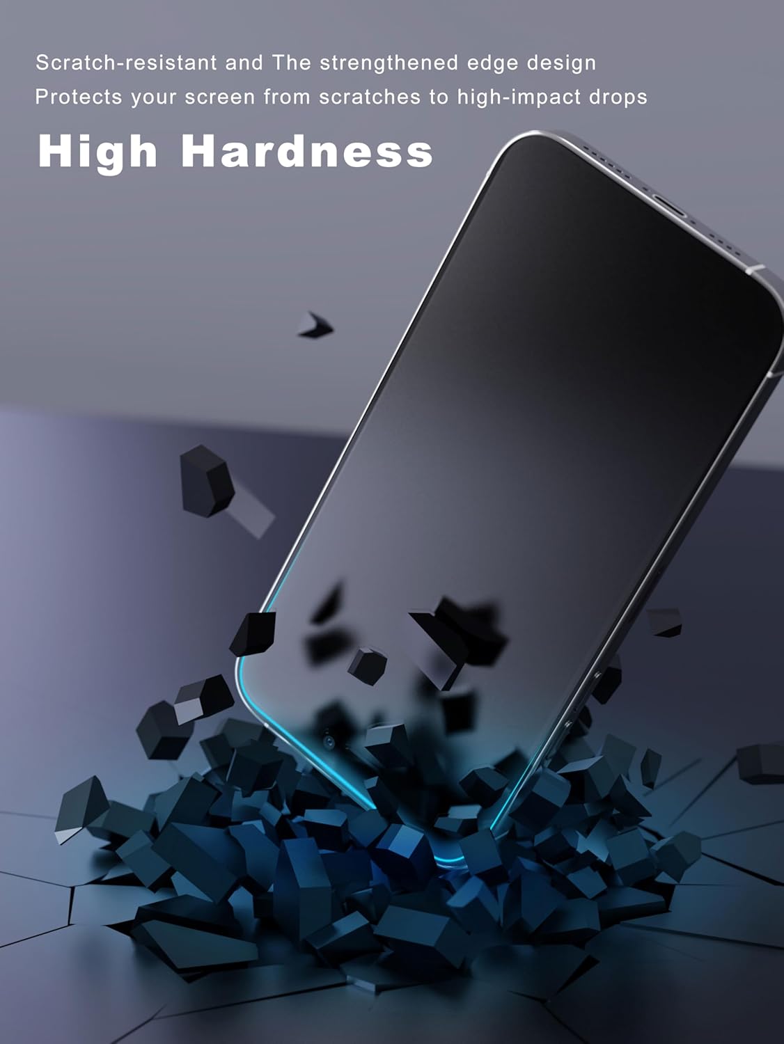 2 Pack for iPhone 16/iPhone 15 Matte Screen Protector 6.1 inch, Anti Fingerprint Anti Glare Screen Protector Tempered Glass Easy Installation