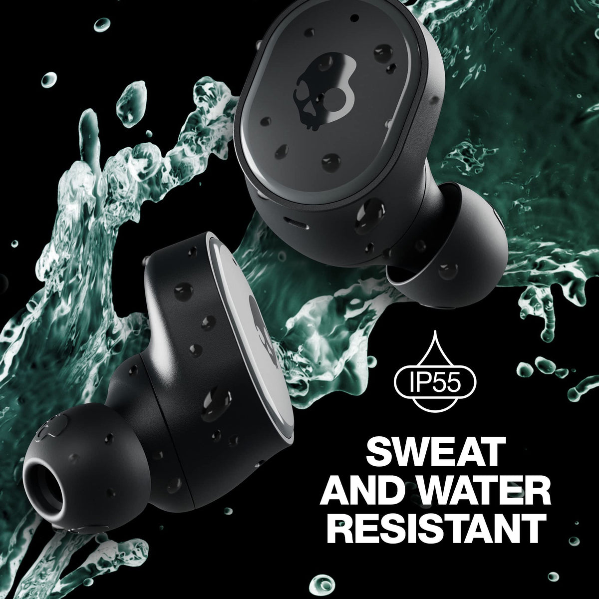 Skullcandy Sesh ANC Wireless Earbuds, Bluetooth Headphones, Noise Cancelling, Up to 46 Hours Battery with Charging Case, Sweat and Water Resistant