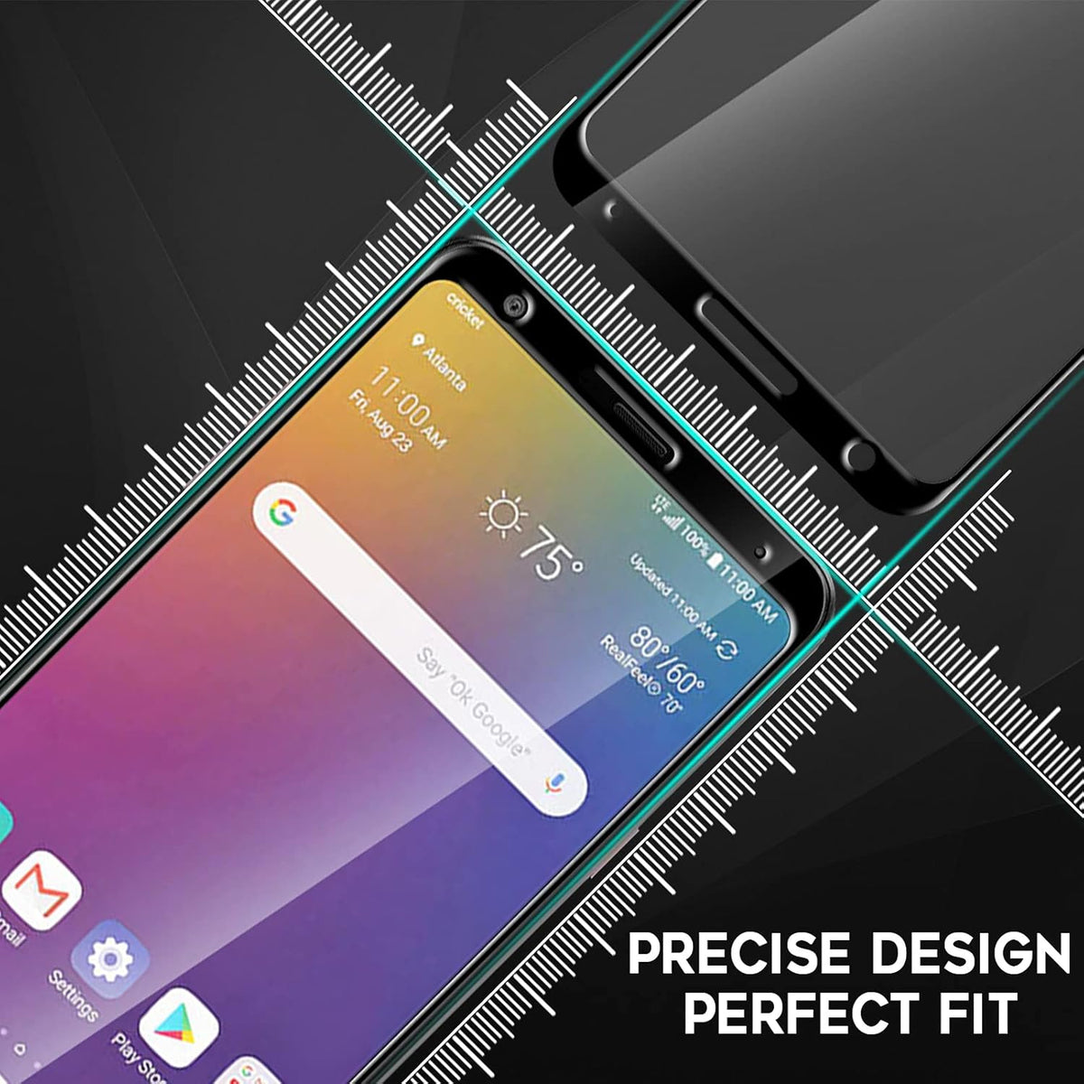 Orzero (2 Pack) Tempered Glass Screen Protector - Compatible for LG Stylo 5, Stylo 5v, HD Anti-Scratch