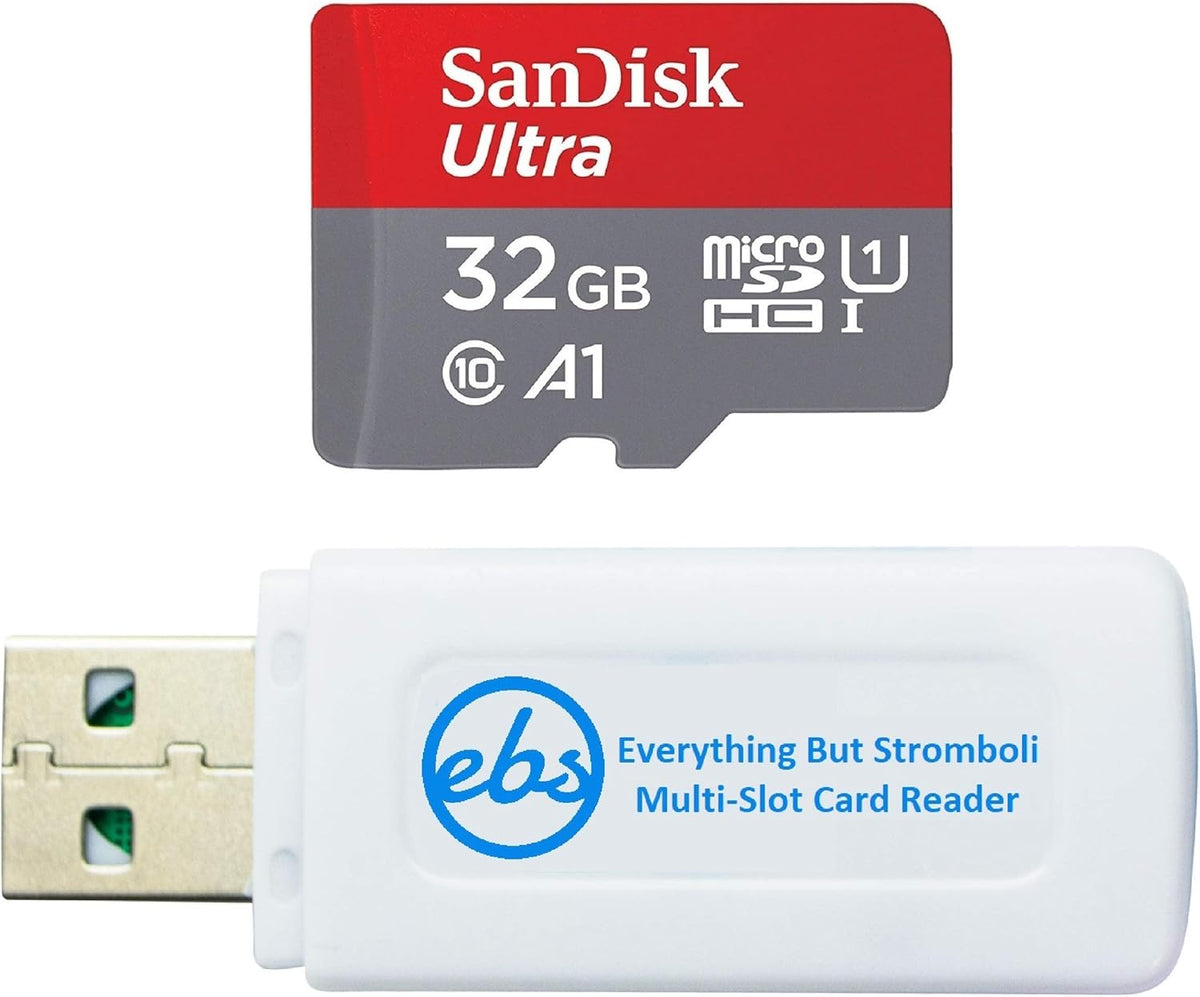 SanDisk Ultra 32GB Micro SDHC Memory Card for Kodak ORBIT360, SP360, WPZ2 Camera Bundle with (1) Micro SD Card Reader