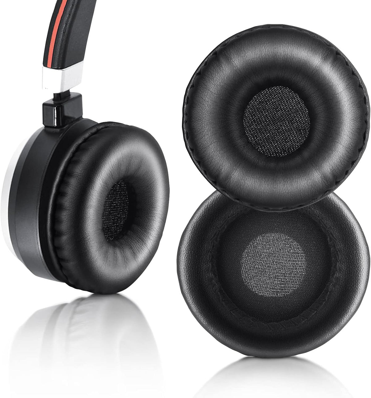 Ear Pads for Jabra Evolve 20, 20se, 30, 30II, 40, 65, 65+ Replacement Ear Cushion Foam Cover