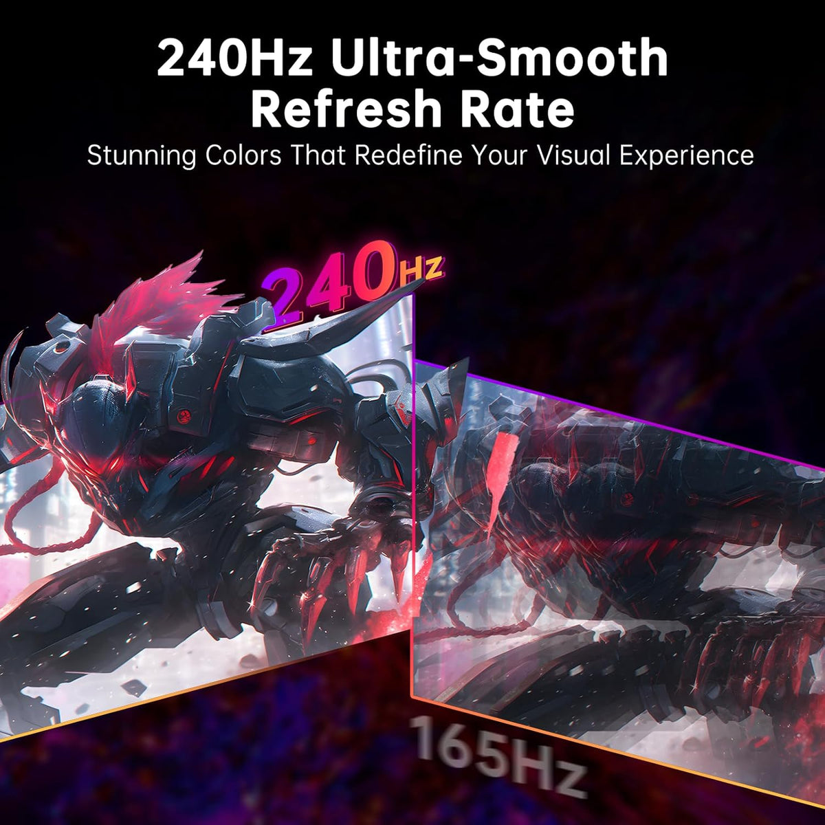 KTC 27-inch OLED Gaming Monitor | QHD 2560x1440P | 240Hz 0.03ms GTG | 1.5M:1 Contrast Ratio | DisplayHDR True Black 400 | 65W USB Type-C | Dual Speakers | Comes with Type-C, HDMI & DP Cables Included