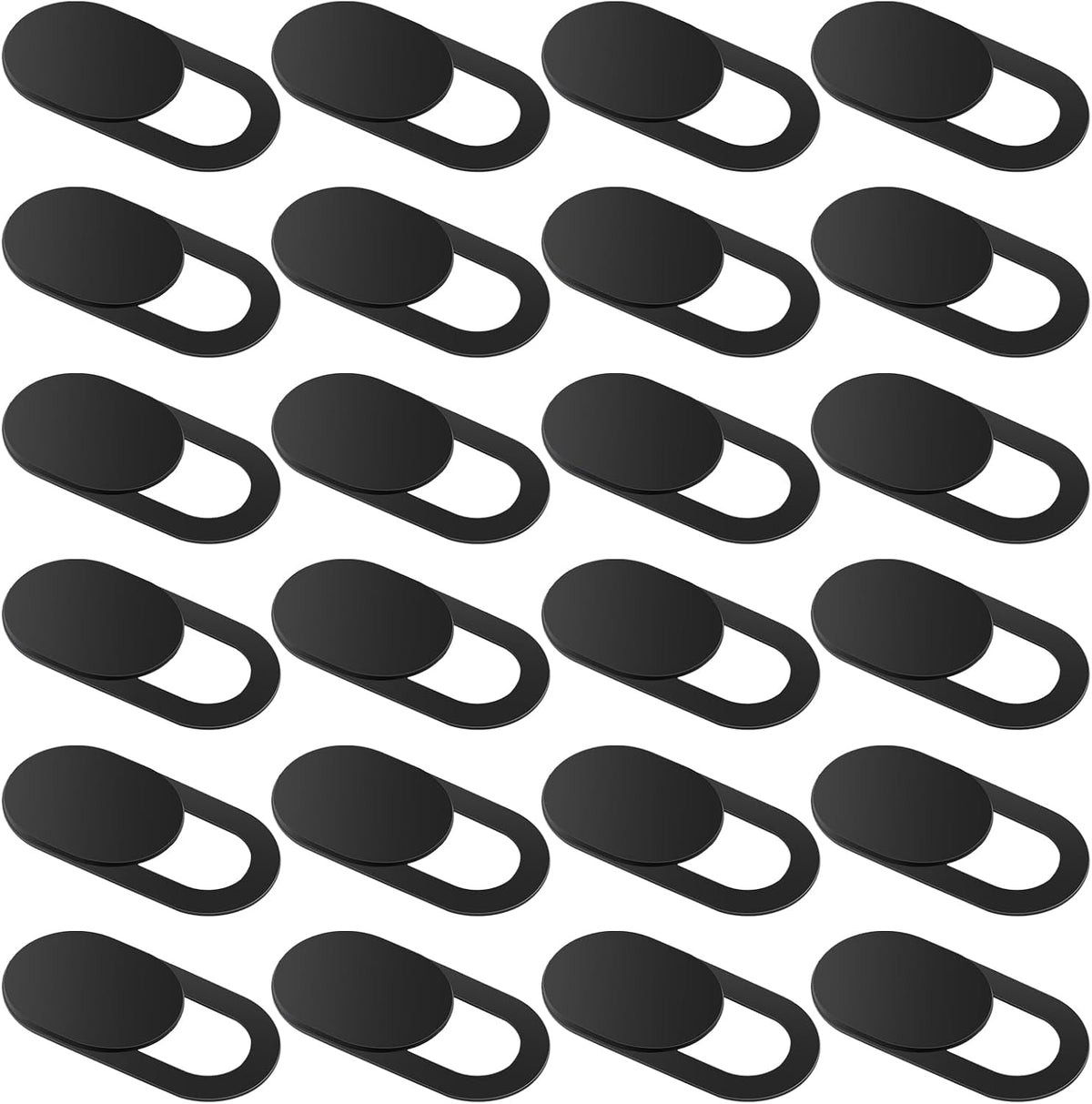 HJZHII 24PCS 0.03 inch Camera Cover Slide, Ultra-Thin Webcam Cover Camera Blocker Slider for Laptop Desktops PC Tablet