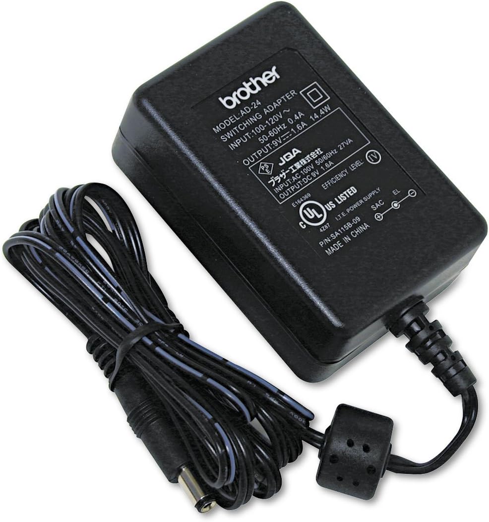 Brother PowerPayless.com 9V AC Adapter for Brother P-Touch Label Printer, Replace AD-24 AD24 AD-24ES