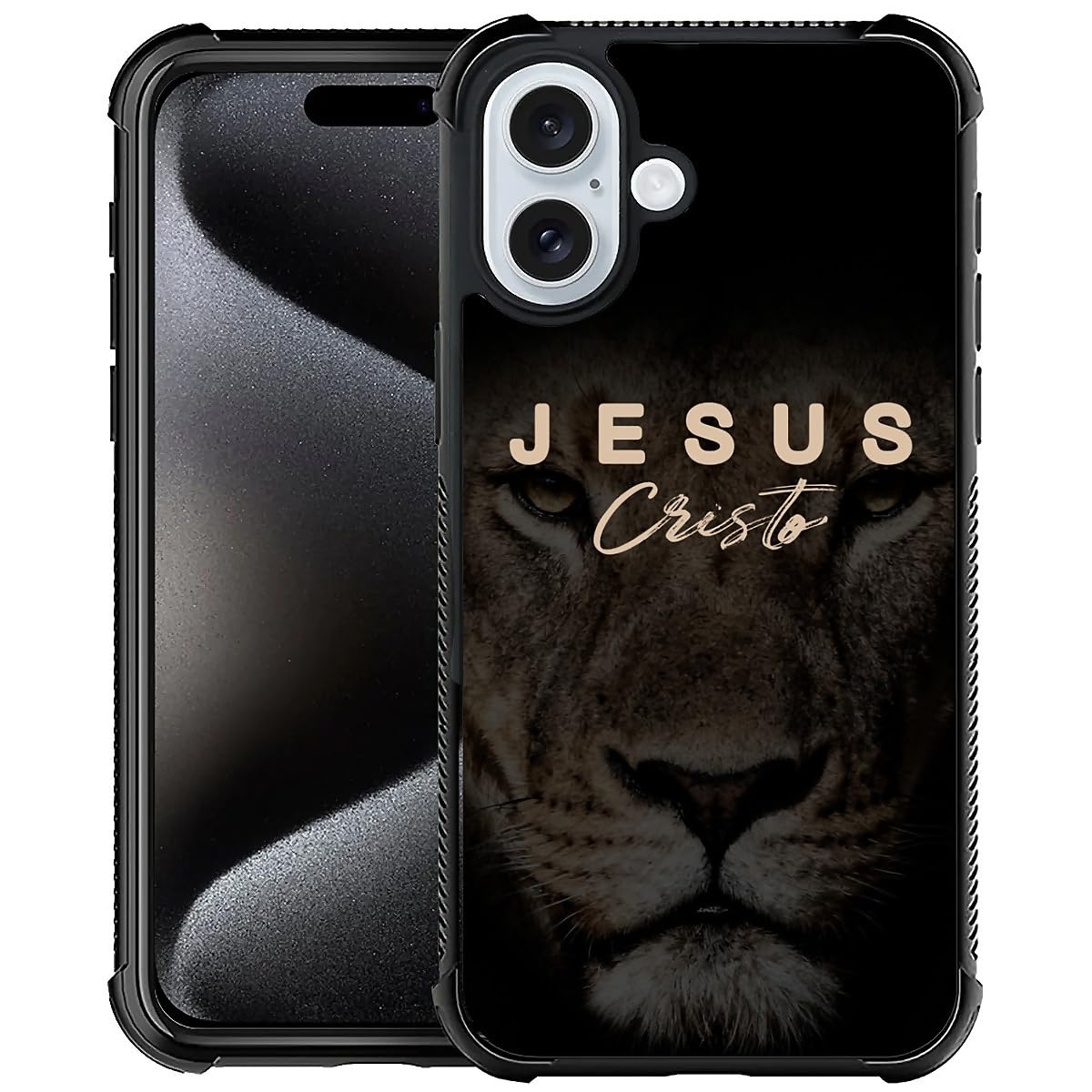 Deaorew For Iphone 16 Case | Classic Slim Cover Design | Jesus Lion