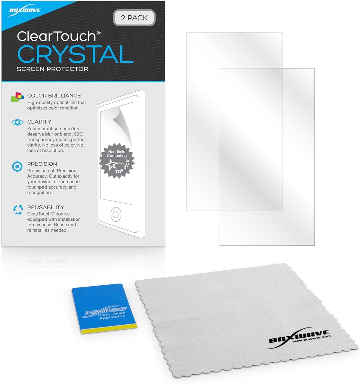 BoxWave Screen Protector for Nikon D5 - ClearTouch Crystal (2-Pack), HD Film Skin Shields from Scratches