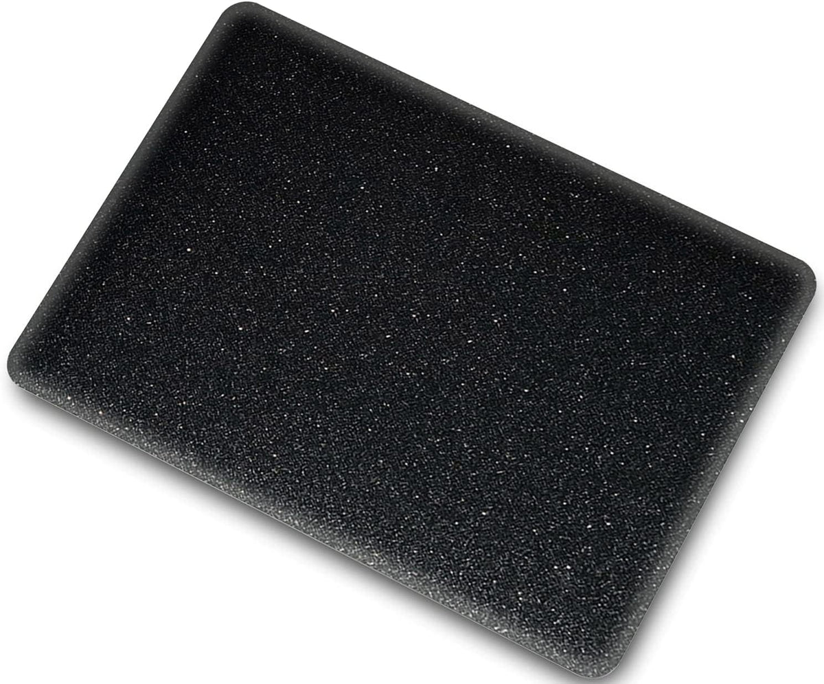 Compatible with MacBook Air 13 Inch Case 2017 2016 2015 2014 2013 2012 2011 2010 Release A1466/A1369, Shiny Plastic Hard Shell Case & Keyboard Cover,Glitter Black