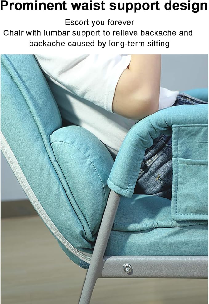 Office Chair Gaming Chair Computer Chair Fabric Office ChairErgonomic Computer Chair Home Modern Desk ChairTufted Executive Chair with Thick Seat and FootrestUpholstered High Back Confere