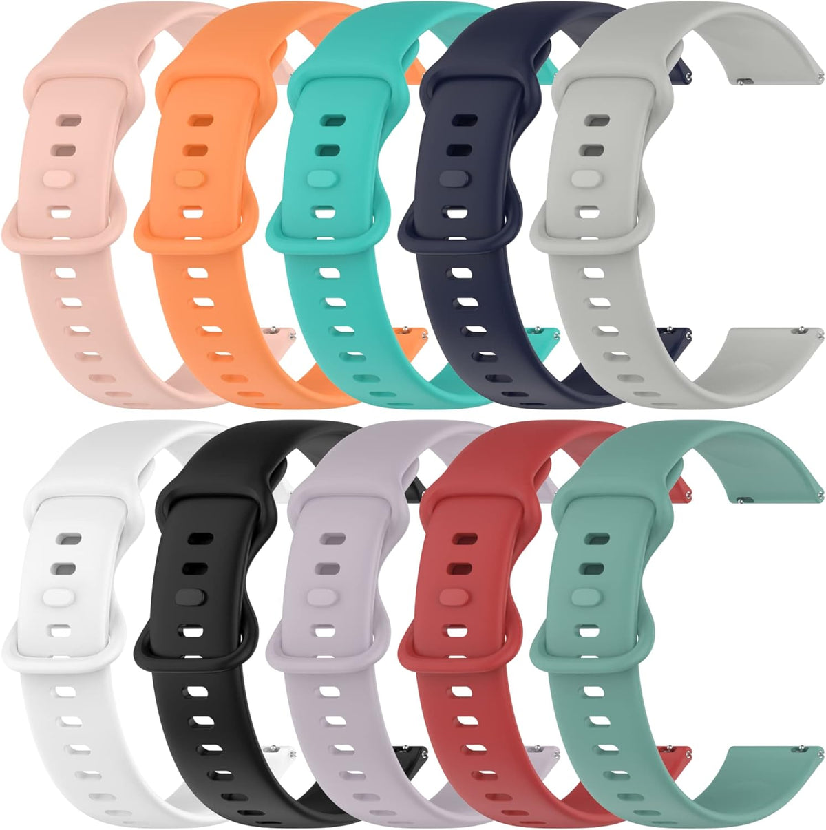 Chofit Soft Silicone Watch Band for Amzhero IDW13/IDW16/IDW19/Runfit-2, Adjustable Replacement Strap