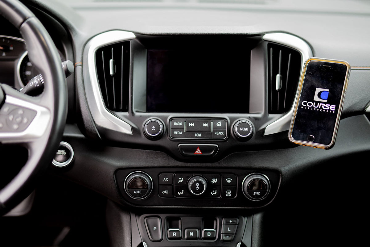 Course Motorsports DirectFit Phone Mount for GMC Terrain 2018+ Compatible with All Phones - Magnetic Head