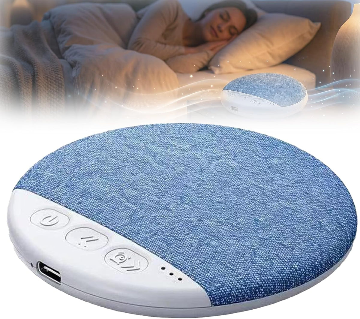 Generic Pillow Speaker for Sleeping, Bluetooth Pillow Speaker, Under-Pillow Speakers with White Noise, Stereo Bass