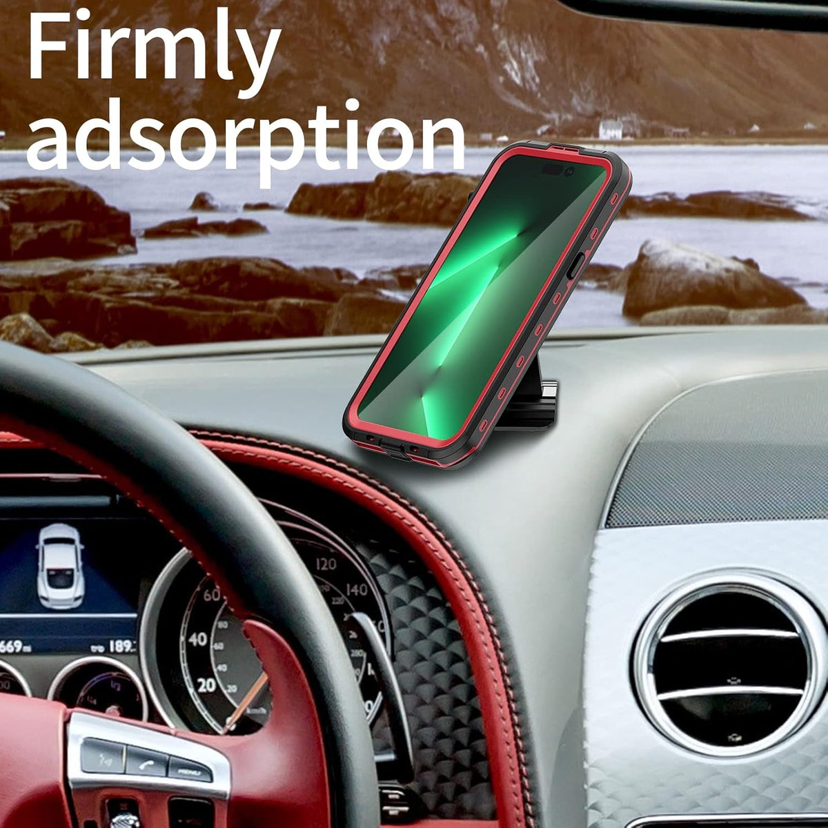 Waterproof Case for iPhone 14 Pro Max, Fully Sealed IP68 Shockproof Dustproof, Built-in Screen Protector, Clear Cover